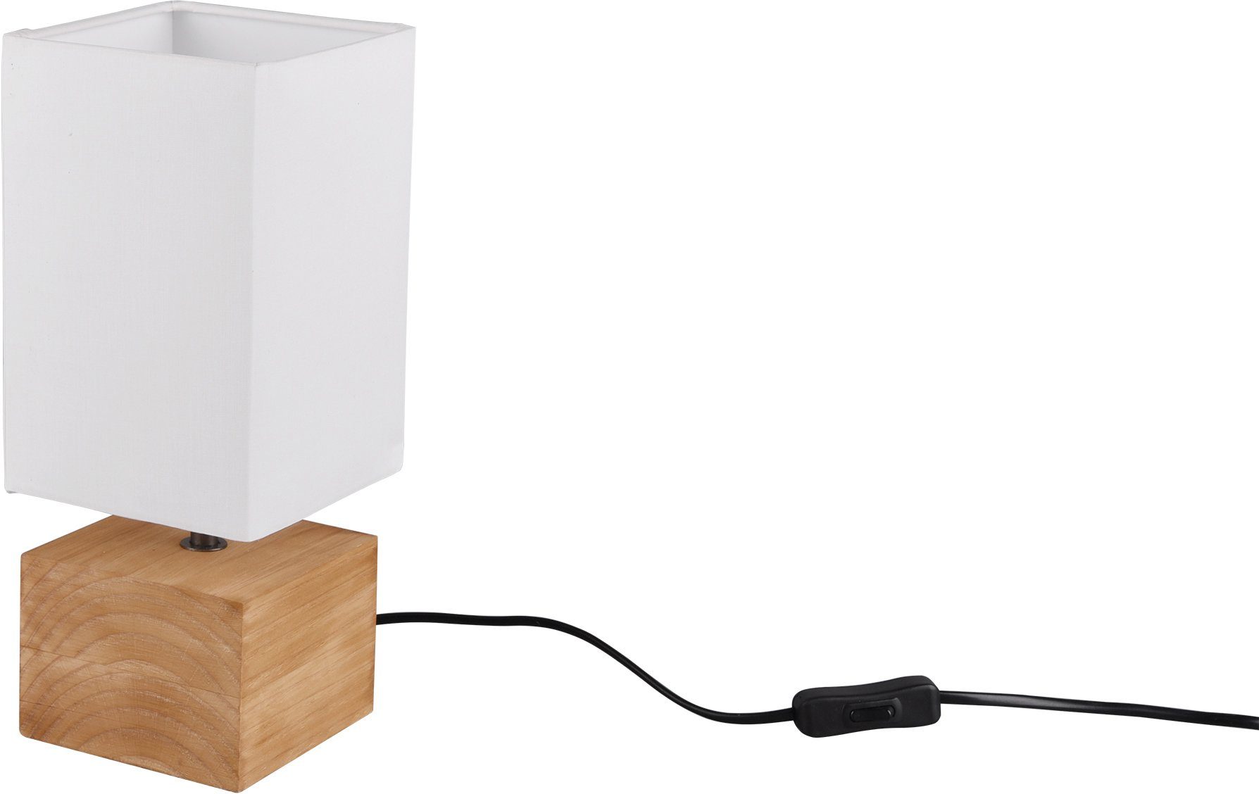 Reality Leuchten Tischleuchte Woody, Ein-/Ausschalter, ohne Leuchtmittel, S günstig online kaufen