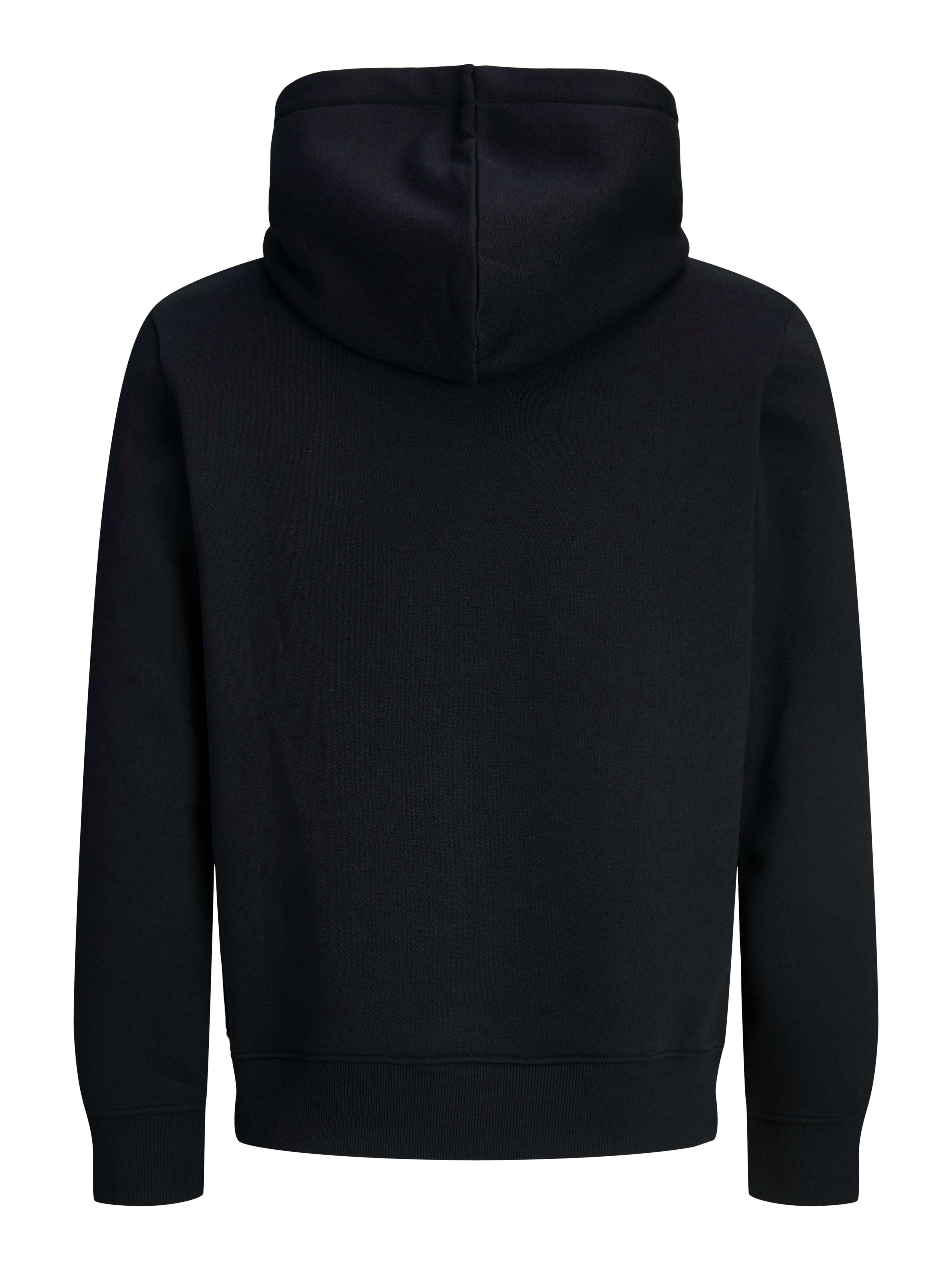 Jack & Jones Kapuzensweatshirt JJCLEVELAND SWEAT HOOD SN Materialmix, regular fit