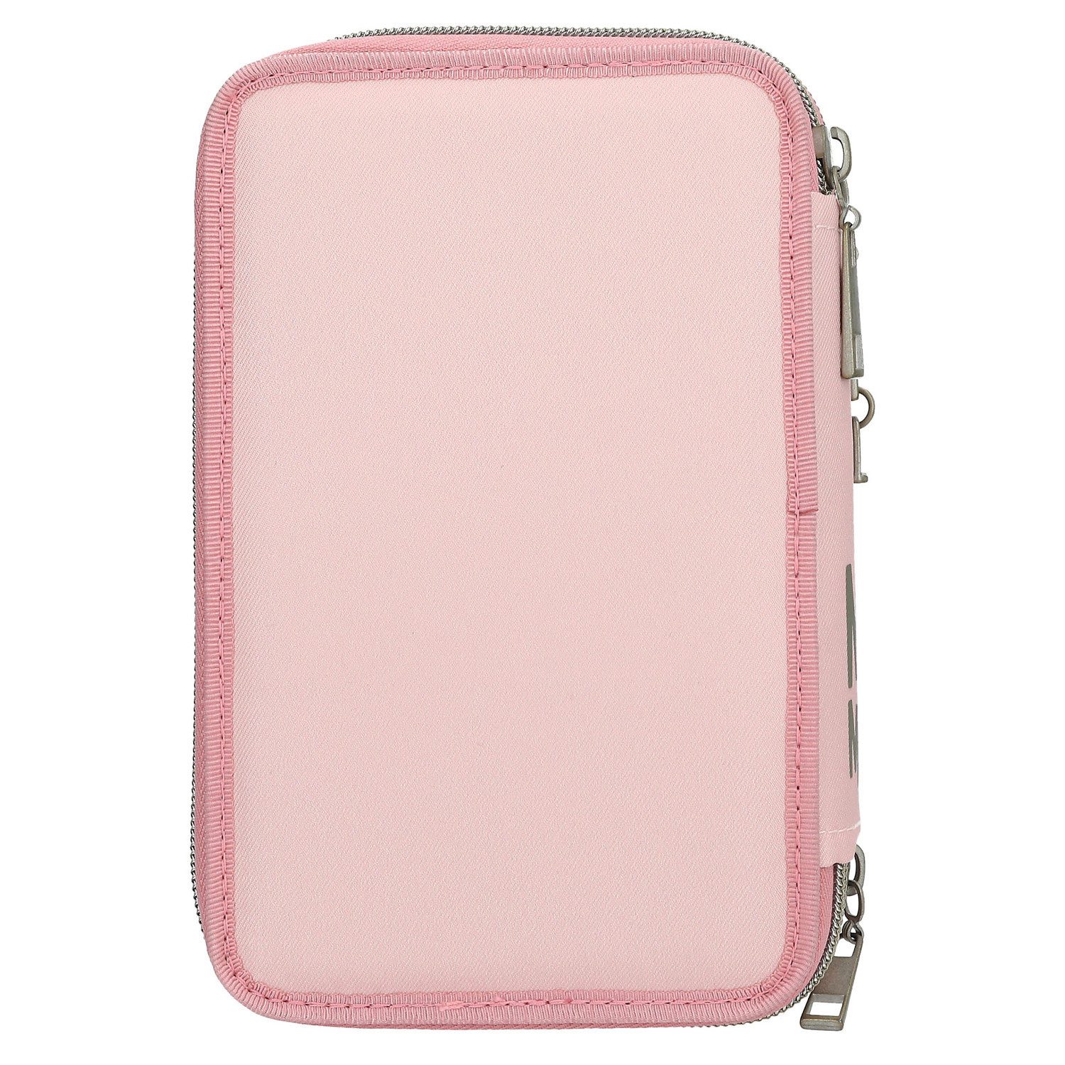 Depesche Geldbörse Depesche 3-Fach Federtasche TRUE FRIENDS Rosa