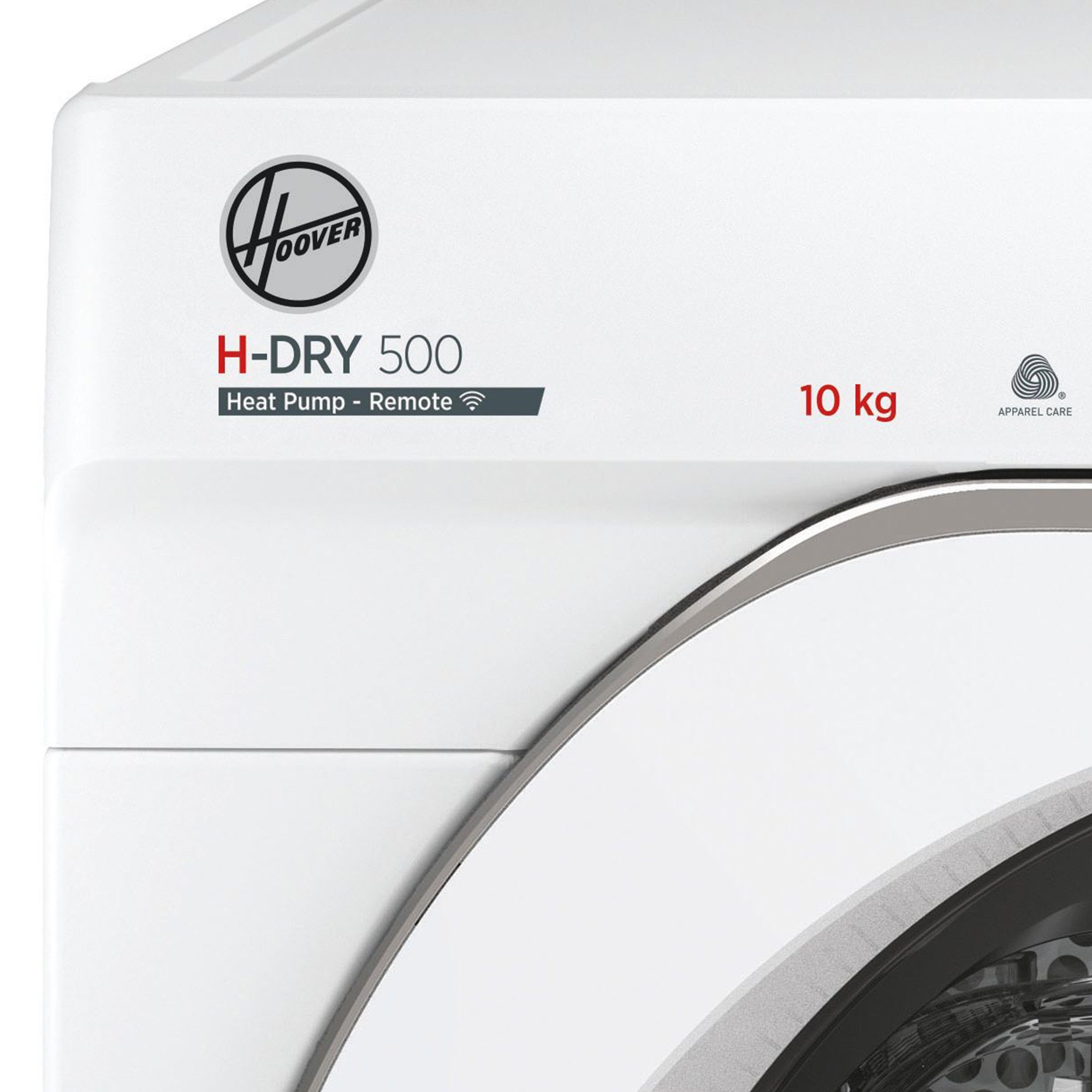 Hoover Wärmepumpentrockner H-DRY500 NDEH10A2TCBES-84, WiFi + Bluetooth-Technologie, AquaVision, Knitterschutzfunktion