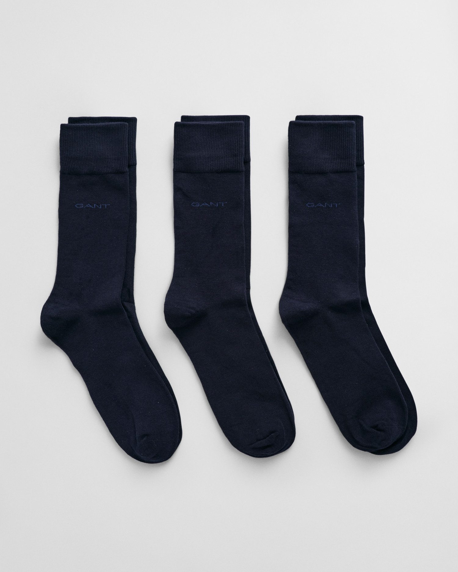 Gant Basicsocken SOFT COTTON SOCKS 3-PACK (Packung, 3-Paar, 3) mit Logodruc günstig online kaufen