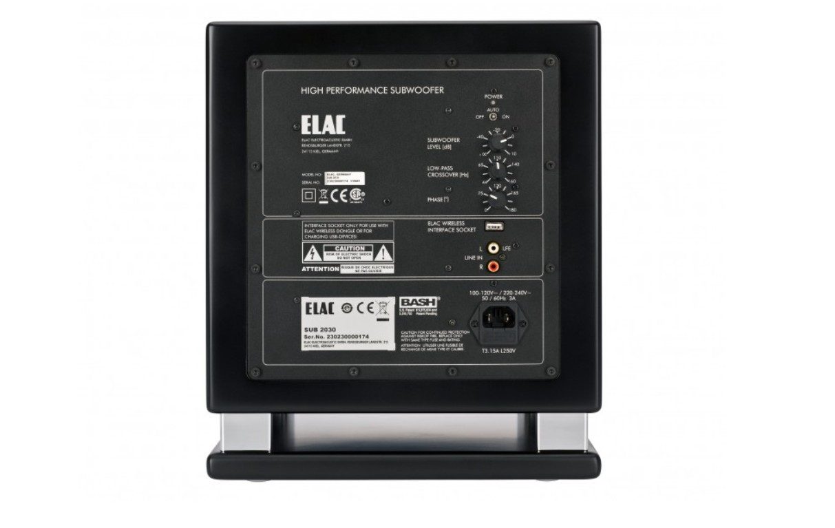 ELAC Cinema 30 5.1 Lautsprecher System 5.1 (Nicht vorhanden (Passives System), 460 W, Hochwertiges Aluminium-Gehäuse; BS 302 Satelliten; Aktiv-Subwoofer)