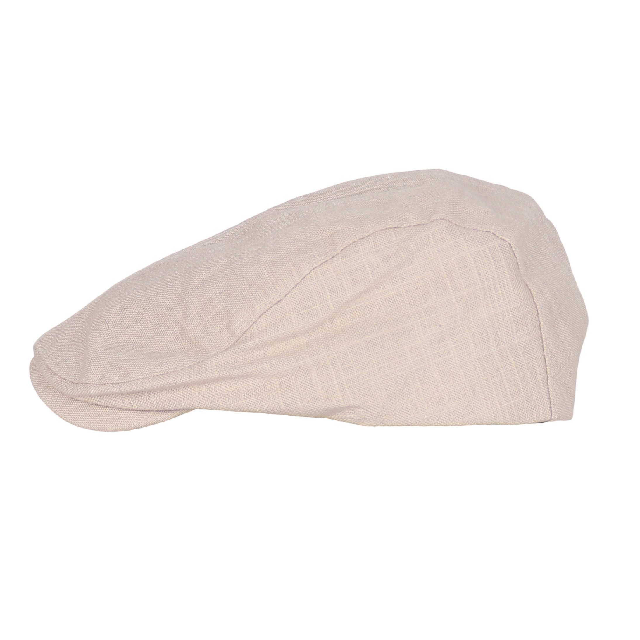 MIRROSI Schiebermütze Herren mit Shirm, aus Leinen-Viskose Flatcap verstellbar (Outdoor Cap, Herrenmütze, Outdoor Cap, Gatsby Cap, Feldmütze) Atmungsaktiv, Einheitsgröße, Unisex, Damen Herren