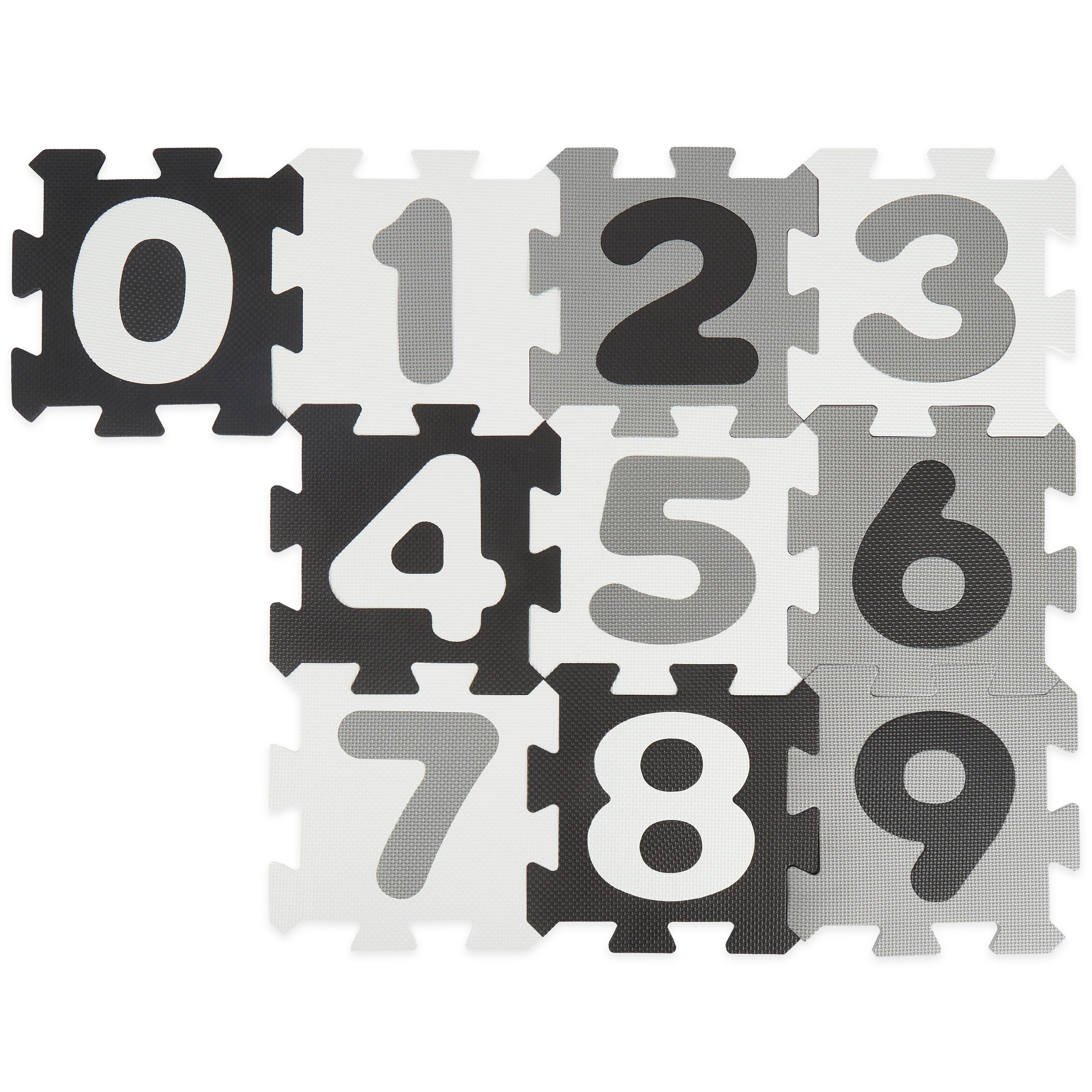 BIECO Steckpuzzle Puzzlematte 26 tlg. Spielmatte Baby XXL Puzzle Buchstaben Lernen, Puzzleteile