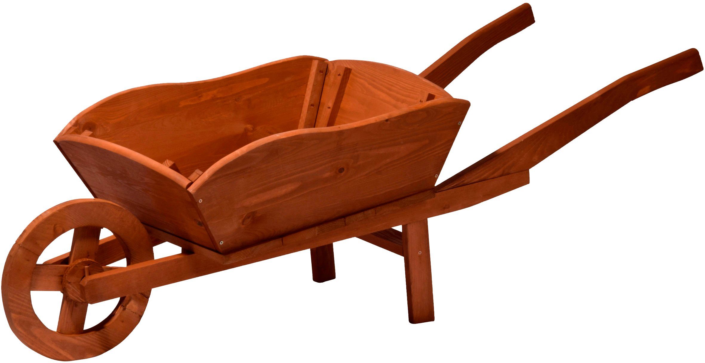 dobar Pflanzkübel Pflanzenschubkarre zur Anpflanzung, BxTxH: 47x129,5x43 cm