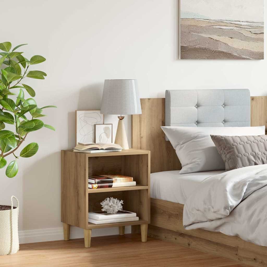 vidaXL Nachttisch Nachttisch Artisan-Eiche 40x30x50 cm günstig online kaufen
