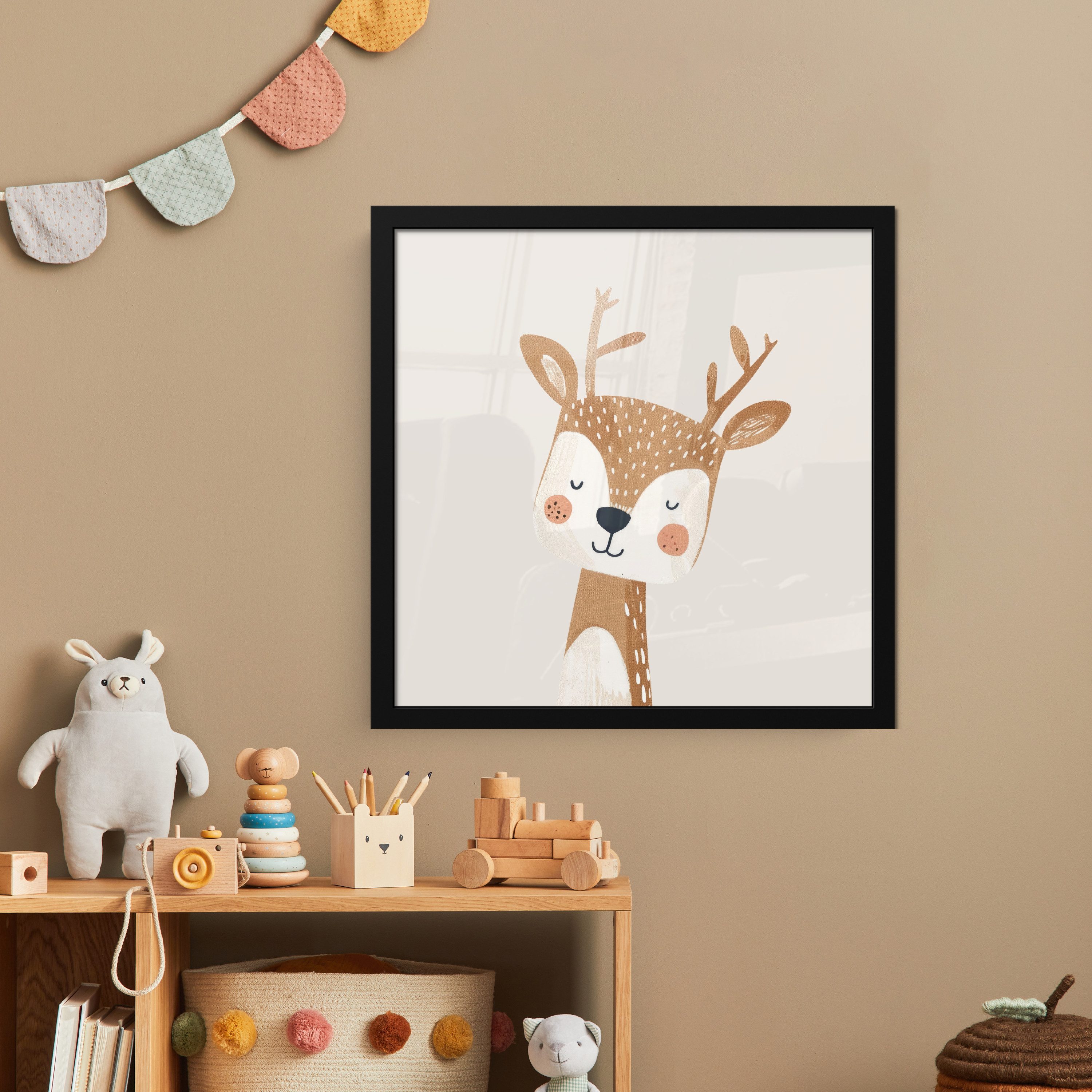 MuchoWow Poster Hirsche - Waldtiere - günstig online kaufen