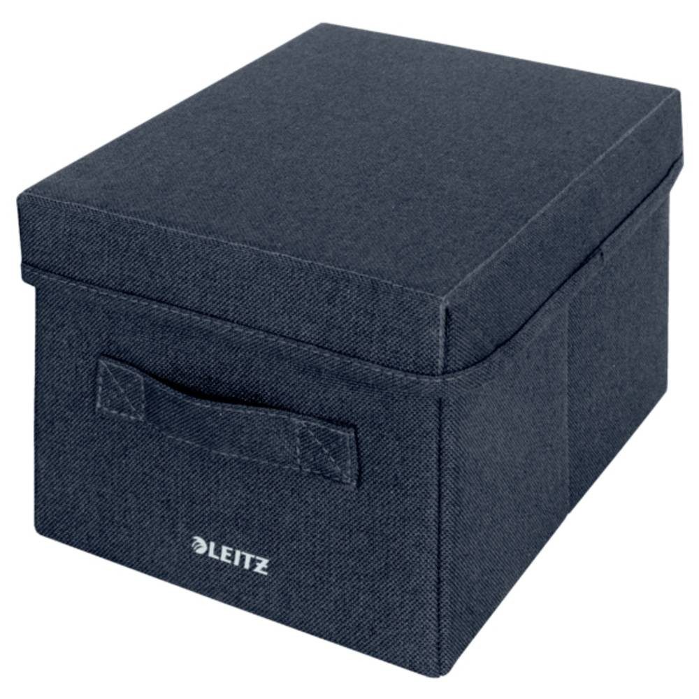LEITZ Archivcontainer Aufbewahrungsbox 61460089 285 mm x 160 mm x 190 mm Stoff Blau 1 St.
