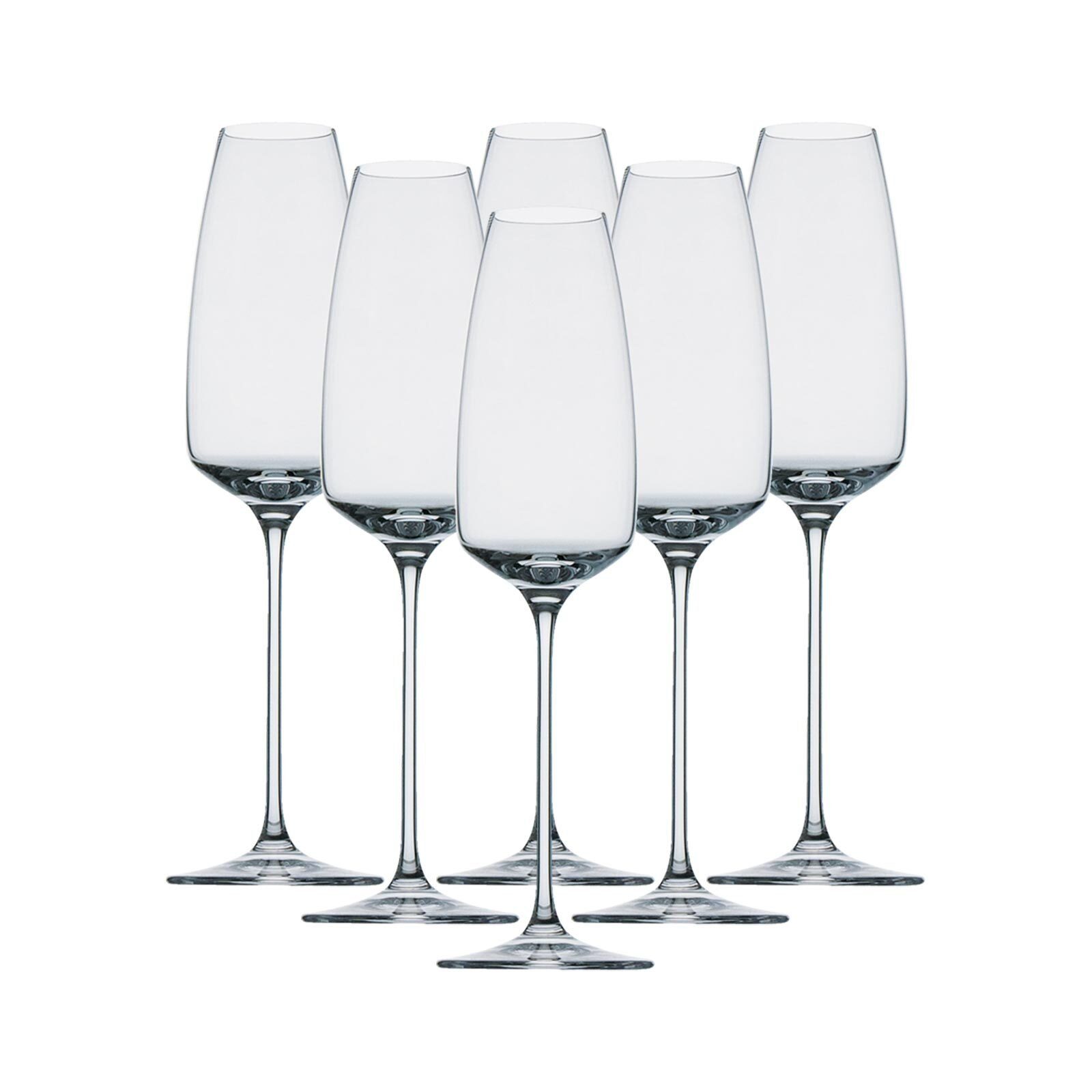 Rosenthal Champagnerglas TAC o2 Champagnergläser 300 ml 6er Set, Glas