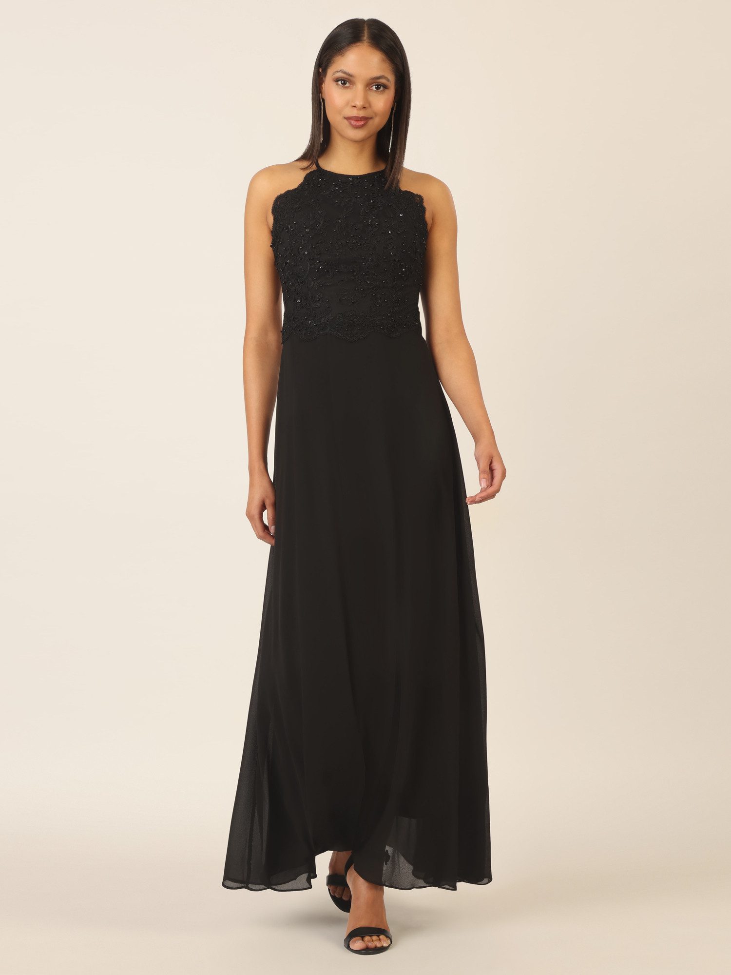Apart Abendkleid aus besticktem Mesh mit günstig online kaufen