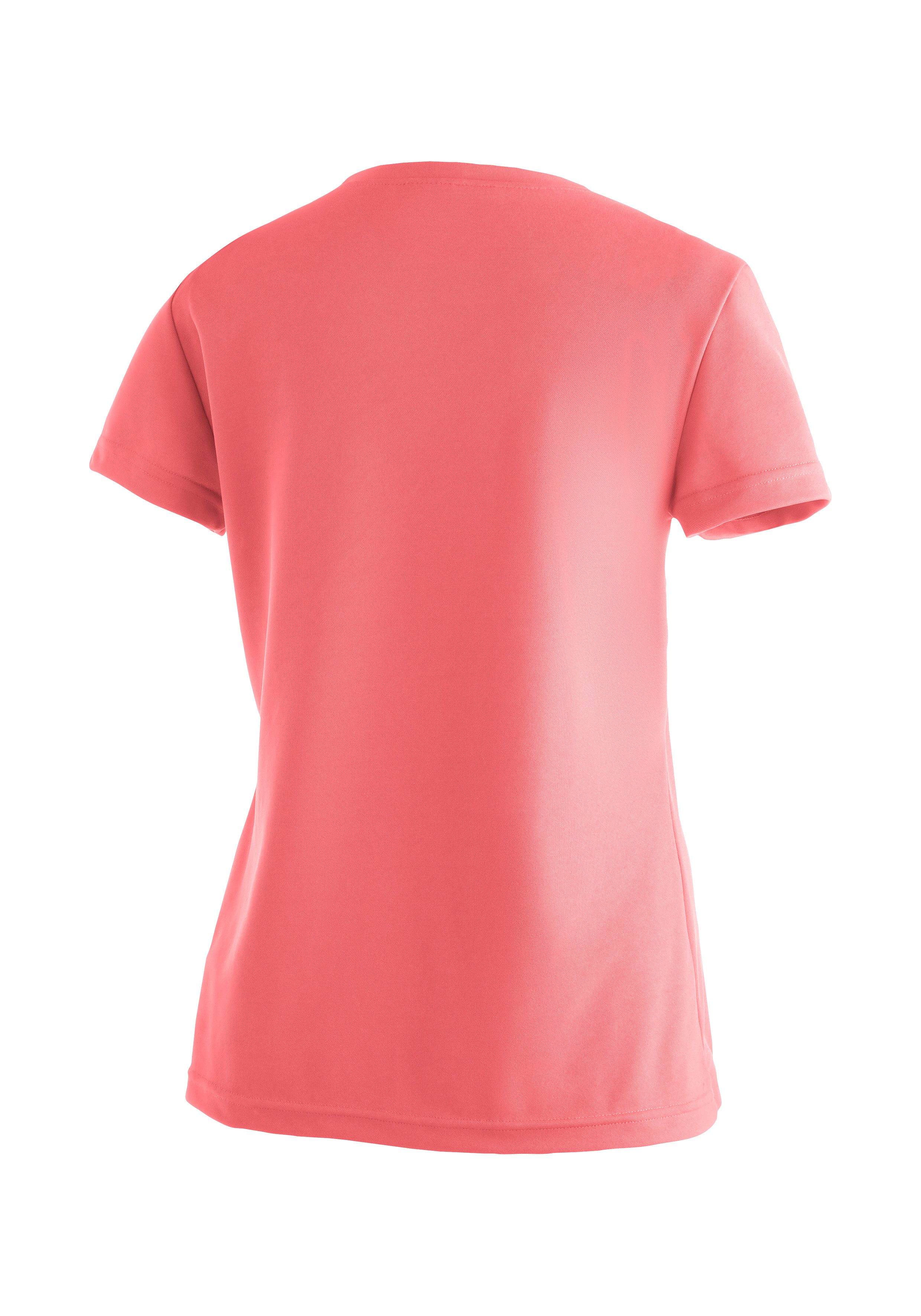 Maier Sports T-Shirt Waltraud Damen Kurzarmshirt, leichtes Sommer Funktionsshirt, Rundhals, Reg Fit