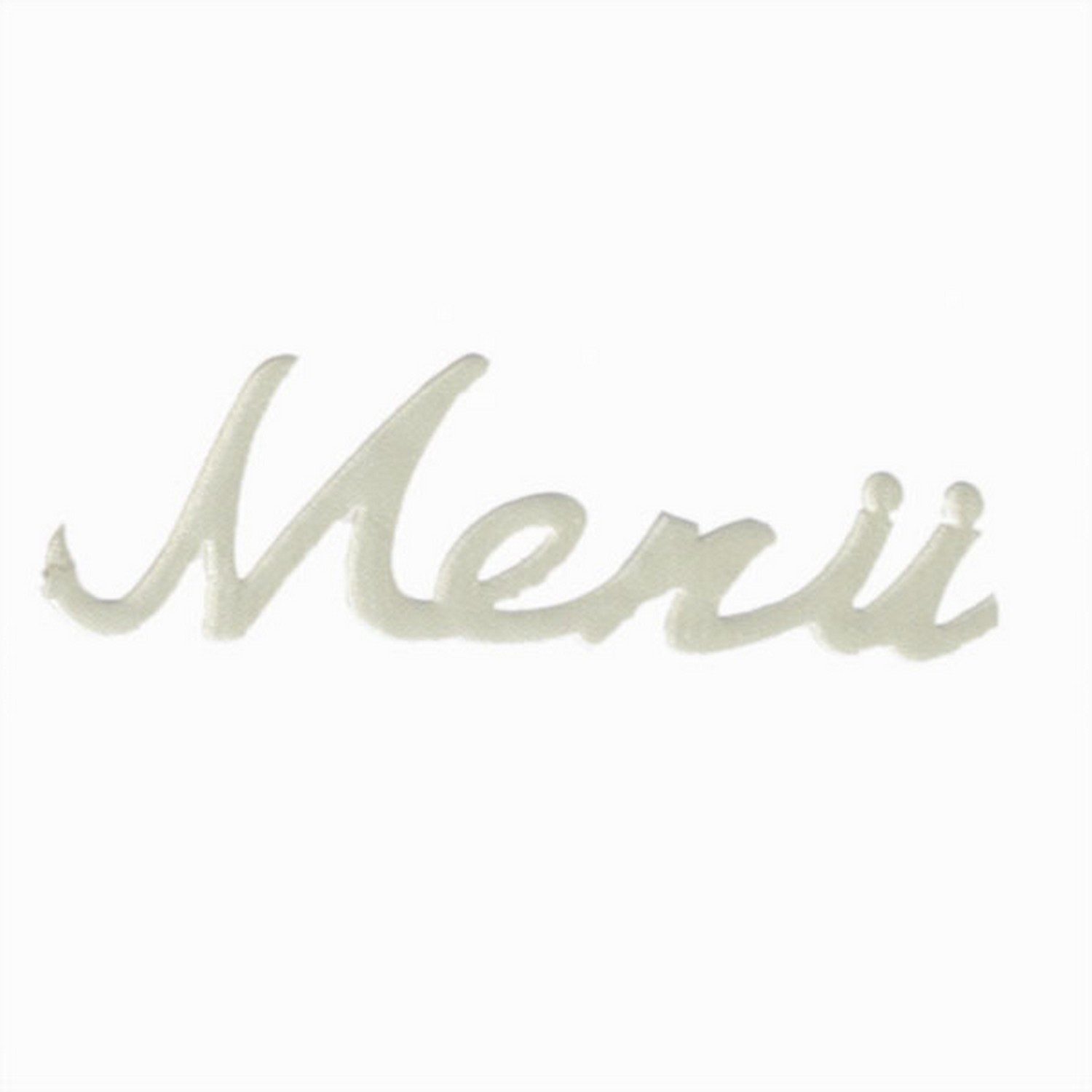 Deko AS Bastelband Selbstklebende Bordüre SekleBo® - "Menü" - Creme - 25mm 9,1m