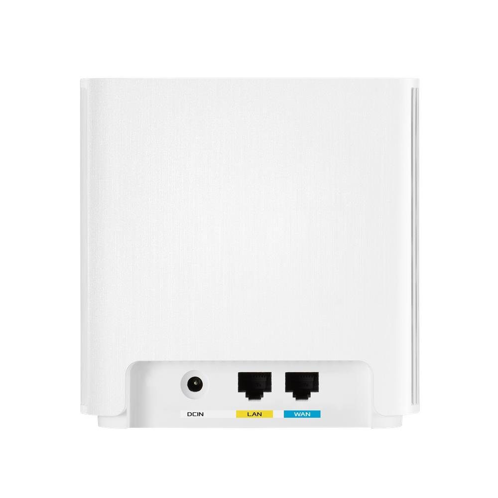 Weiß, 6, Mesh, WLAN-Router, Set, 1er bis zu Asus AX5400 Dual-Band Whole-Home XD6S ZenWiFi 500qm WiFi
