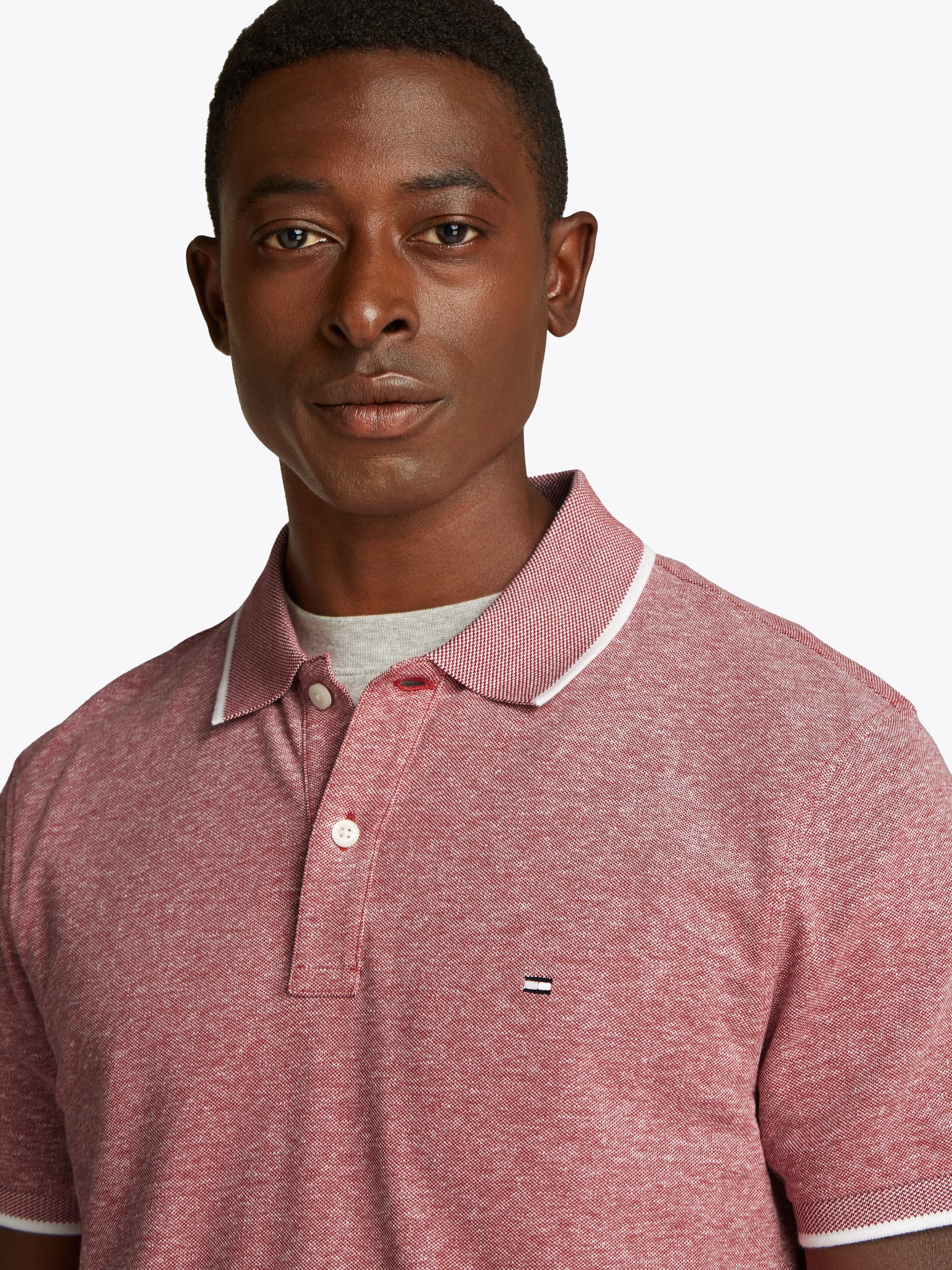 Tommy Hilfiger Poloshirt LINEN PIQUE REG günstig online kaufen