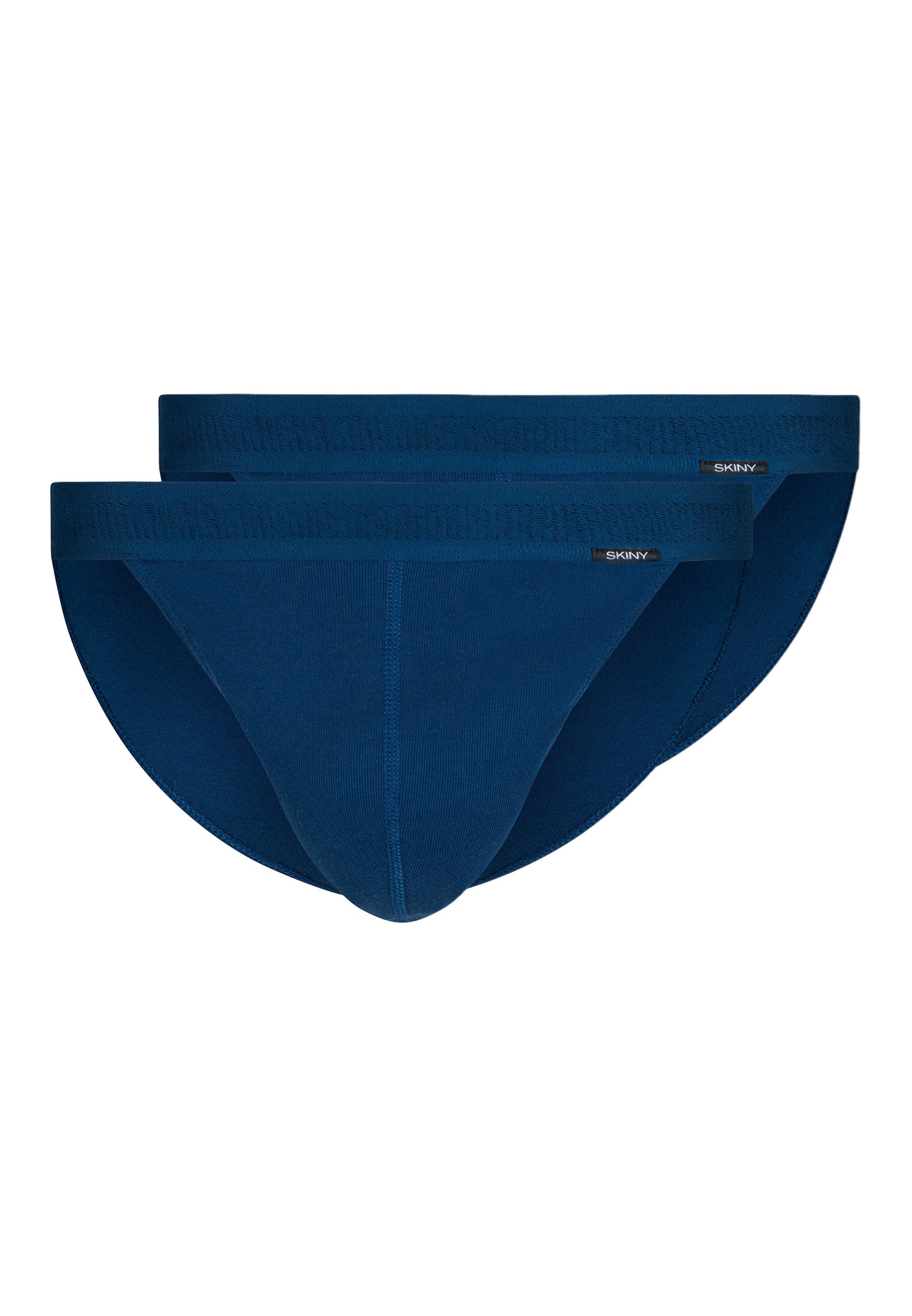 Skiny Slip 2er Pack Basic (Spar-Set, 2-St) Slip / Unterhose - Baumwolle - ohne Eingriff - Atmungsaktiv