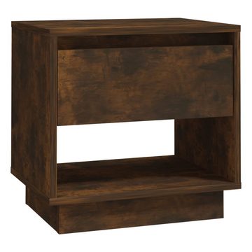 vidaXL Nachttisch Nachttisch Räuchereiche 45x34x44 cm Holzwerkstoff (1-St)