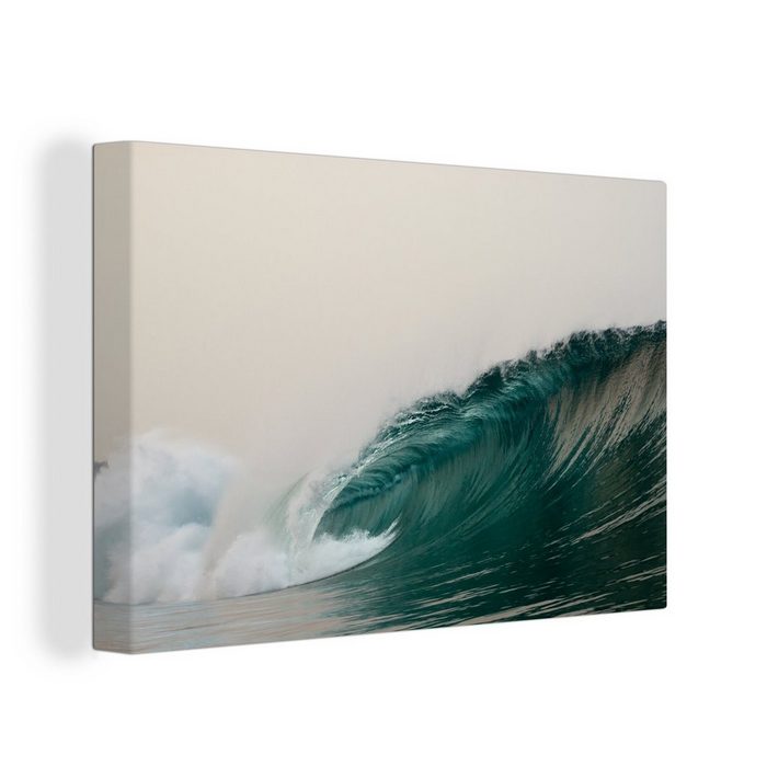 OneMillionCanvasses® Leinwandbild Meer - Golf - Schaum (1 St) Wandbild Leinwandbilder Aufhängefertig Wanddeko