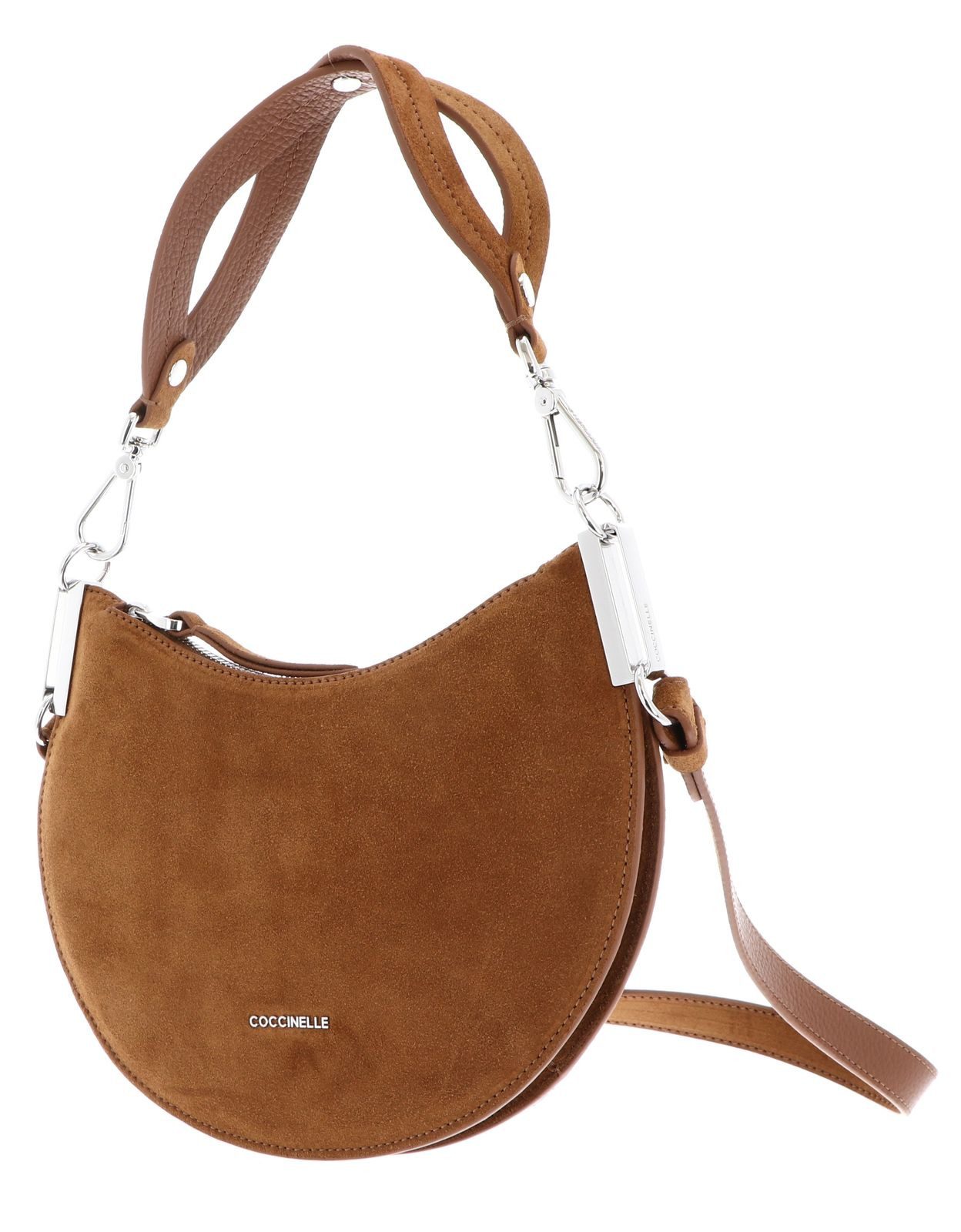 COCCINELLE Schultertasche Shoulder Bag, aus echtem Rindsleder