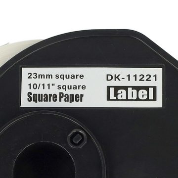 vhbw Etikettenpapier passend für Brother PT QL-710WSP, QL-720, QL720NW Drucker & Kopierer