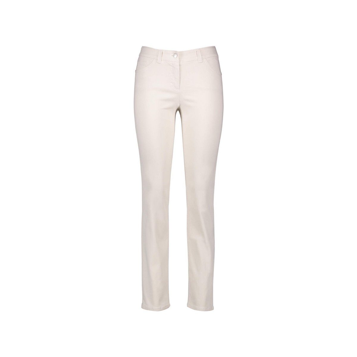 GERRY WEBER 5-Pocket-Jeans creme (1-tlg) 98600 MUSCHEL