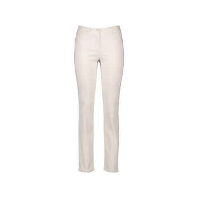 GERRY WEBER 5-Pocket-Jeans creme (1-tlg)