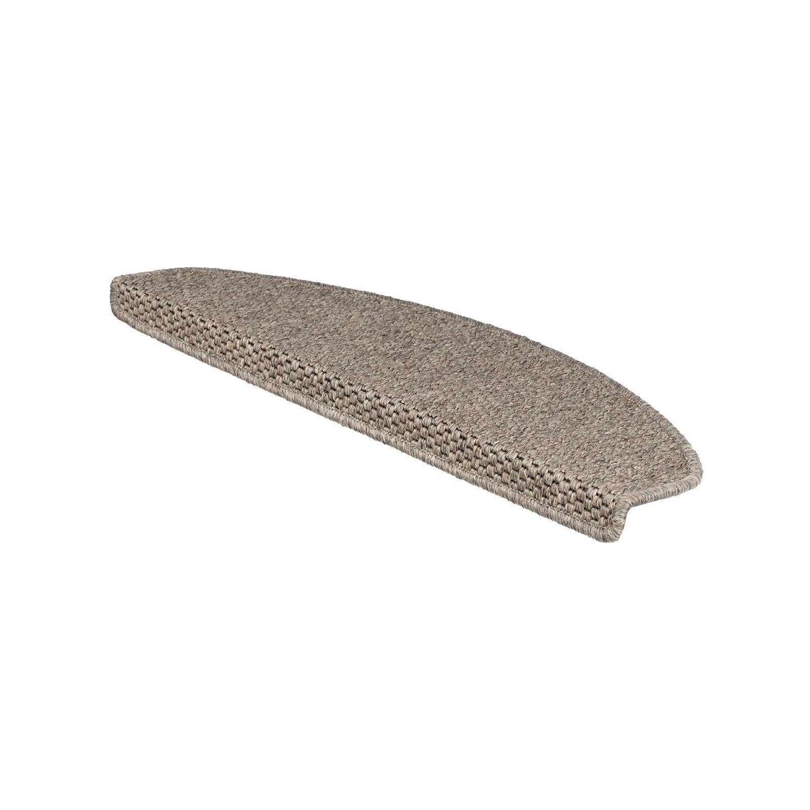 Floordirekt Stufenmatte Kalkutta, Erhältlich in 3 Farben & 3 Größen, Treppenschutz, Halbrund, Höhe: 5 mm