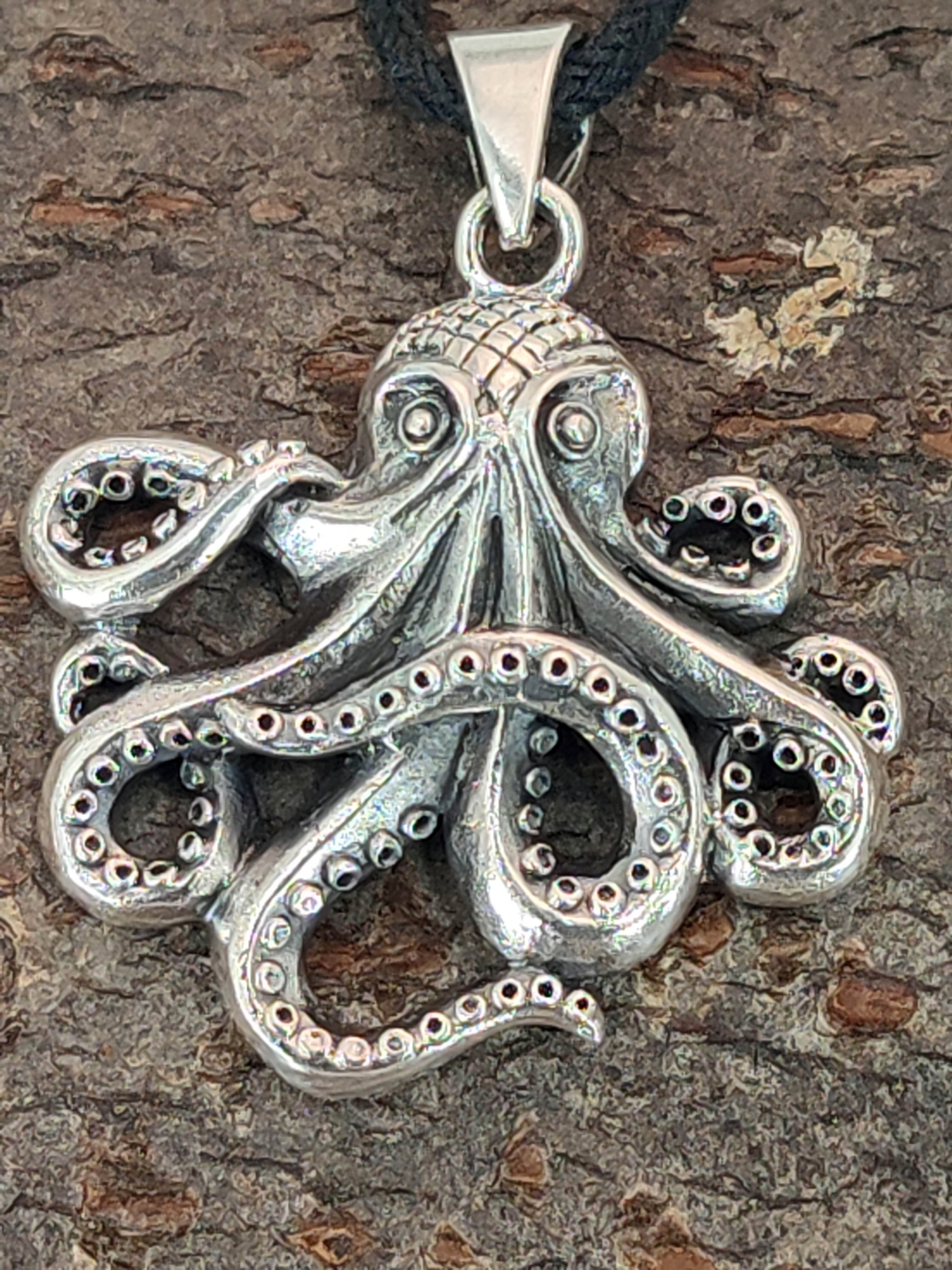 Kiss of Leather Kettenanhänger Oktopus Octopus Tintenfisch Krake Nr. 388 günstig online kaufen