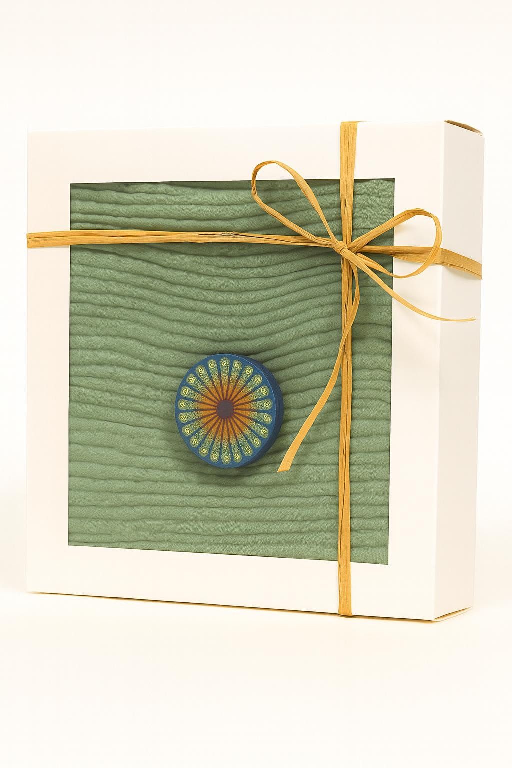 Plaid Set Musselin Plaid mit eingenähtem Saum und einer Kerze, Sandiik, Mad günstig online kaufen