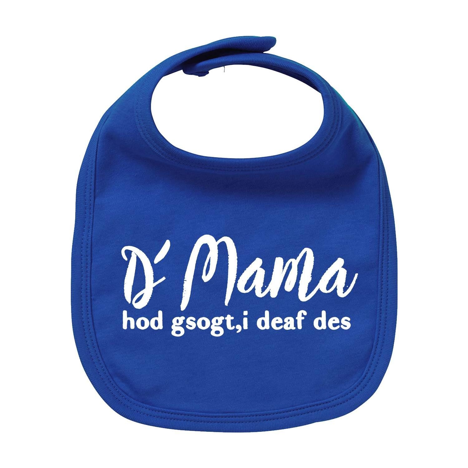 Bavariashop Lätzchen Lätzchen "Mama sogt, i deaf des"