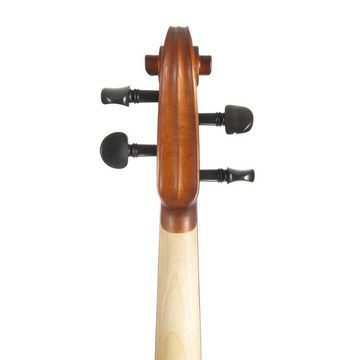 FAME Violine, FVN-115 Violine 1/2, Massiver Ahornkorpus, Fichtendecke, Ebenholzgriffbrett, Guarneri-Kinnhalter, Carbon-Saitenhalter, Inklusive Etui, Brasilholzbogen, Violinen / Geigen, Akustische Violinen, FVN-115 Violine 1/2, Massiver Ahornkorpus, Fichtendecke