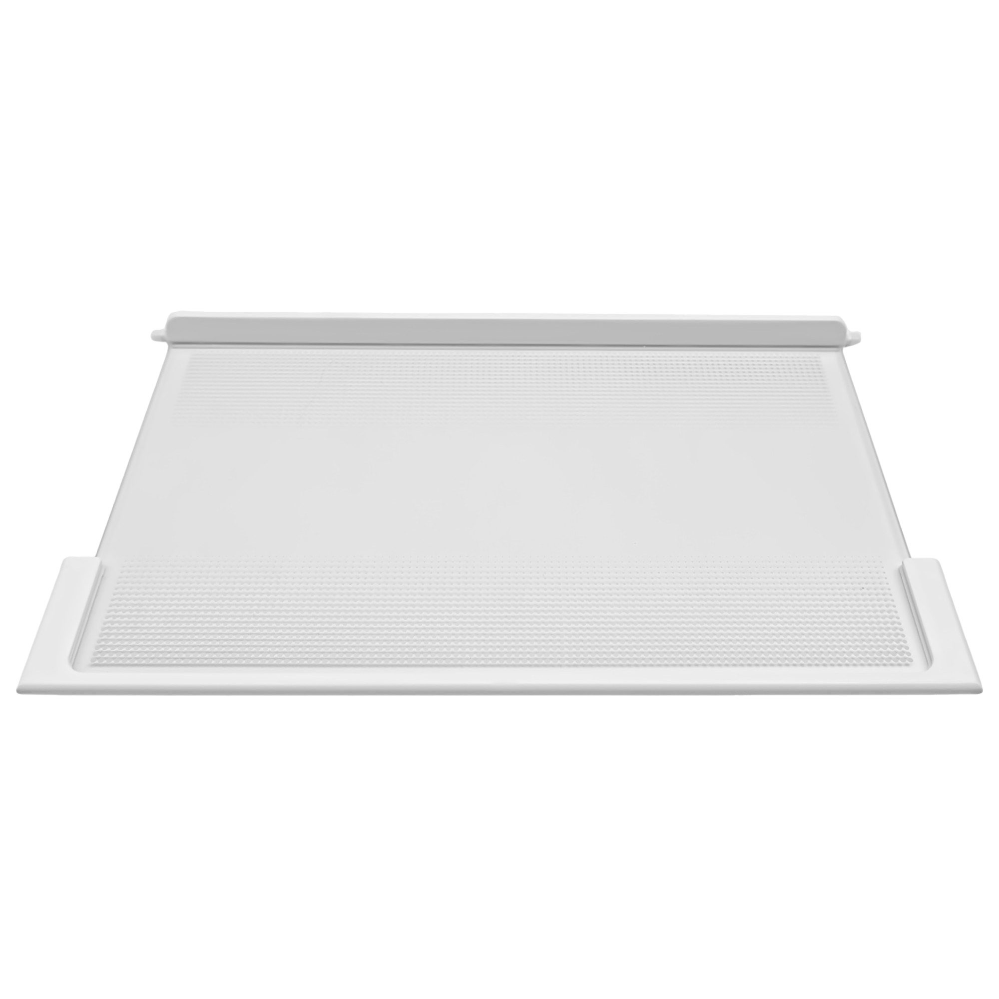 VIOKS Einlegeboden Glasplatte oben Ersatz für Liebherr 9293003 495x300mm, mit Leisten für Kühlschrank KühlGefrierKombination