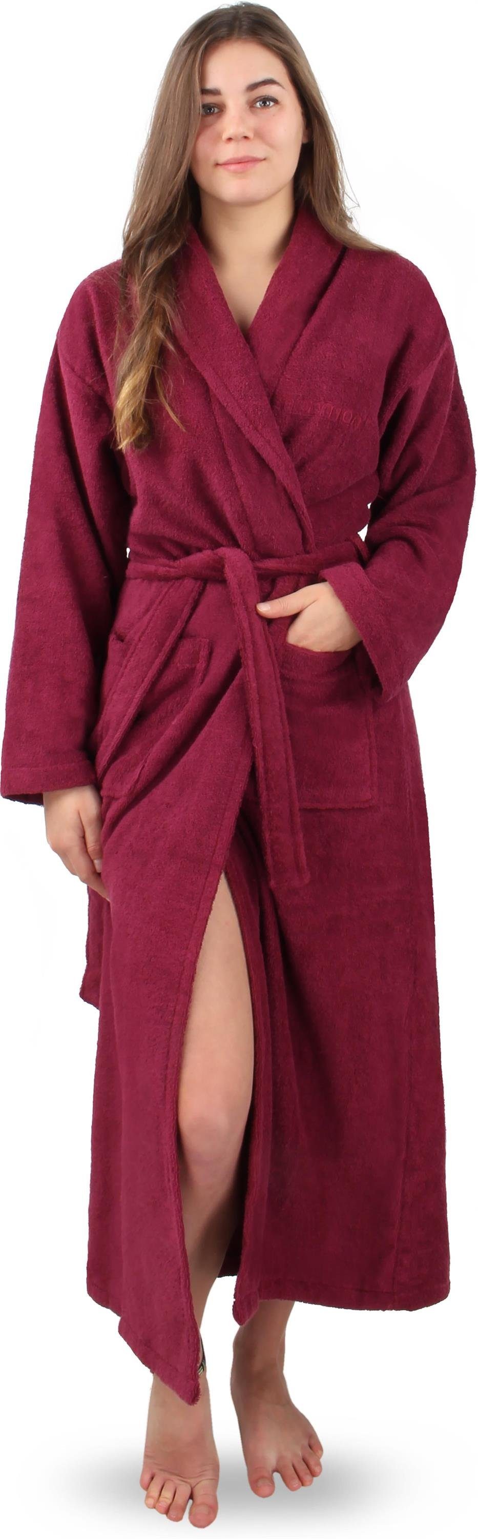 normani Damenbademantel Bademantel aus 100 % Baumwolle Lola, 135, Baumwolle günstig online kaufen