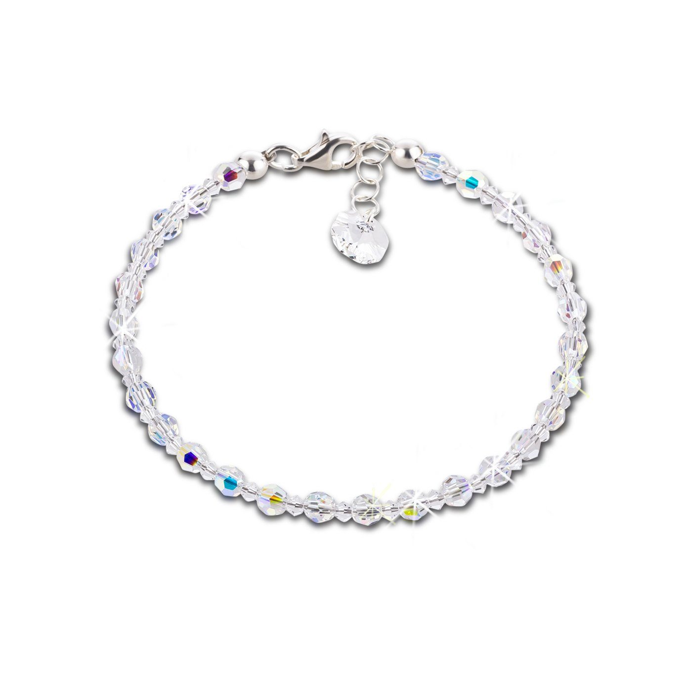 Schöner-SD Perlenarmband Kristall Perlenarmband mit Silber Verschluss, Made günstig online kaufen