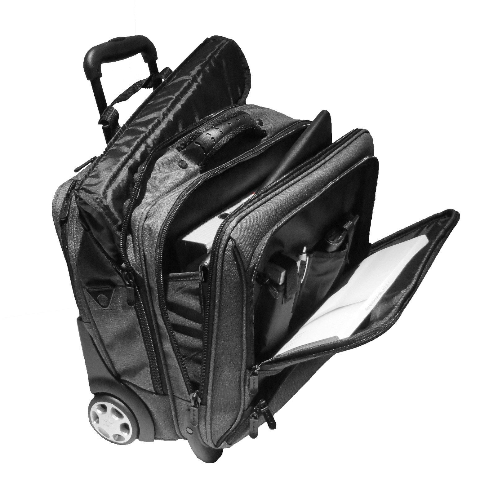 Dermata Business-Trolley Laptoptasche Pilotenkoffer mit Trolley günstig online kaufen