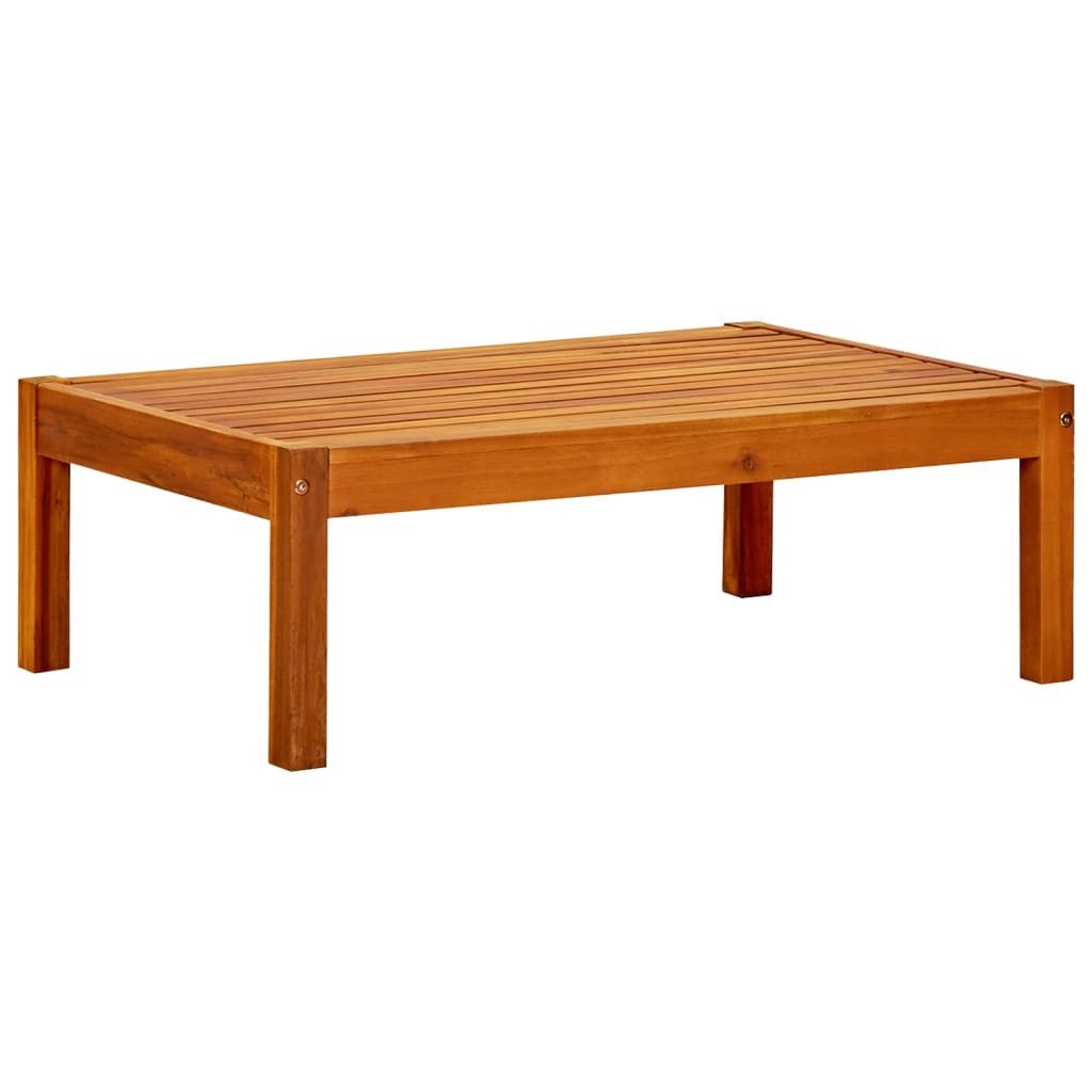Gartentisch Gartentisch 85x57x29 cm Massivholz Akazie Holz