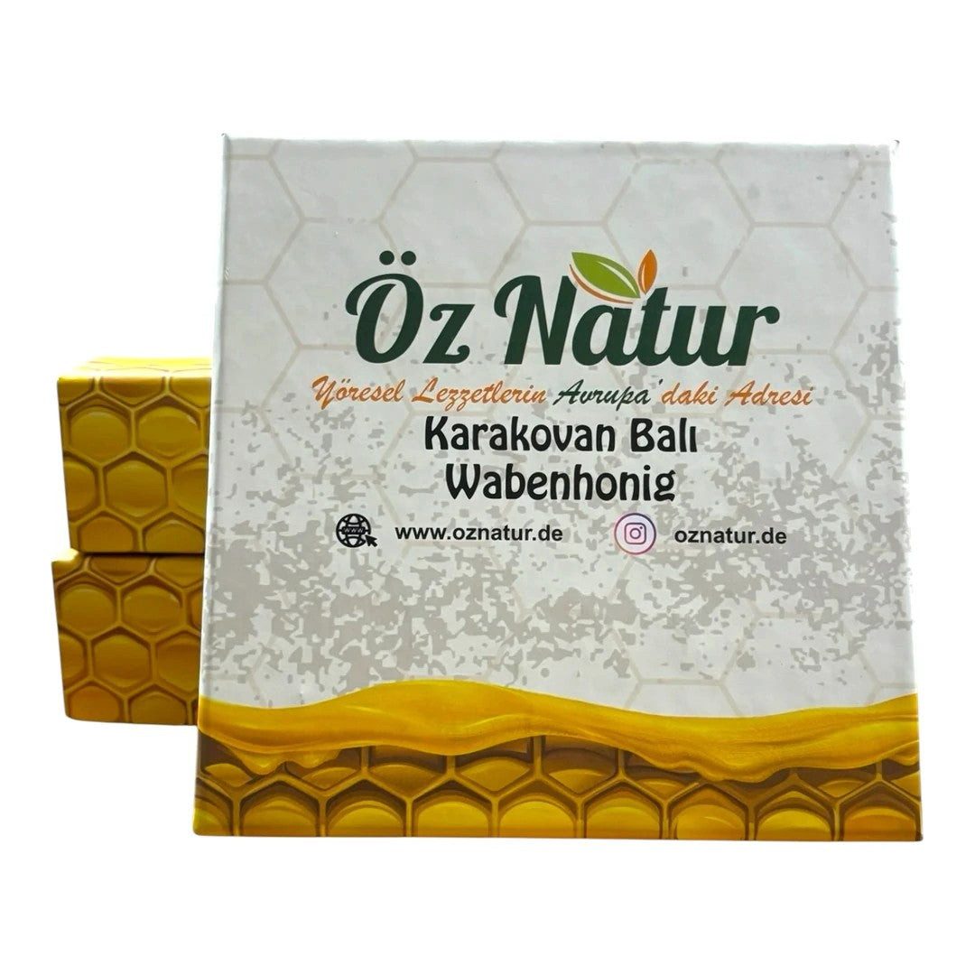 Toros Dagi Honig Öz Natur, Wabenhonig (Hakiki Sivas Karakovan Bali) 500-600g