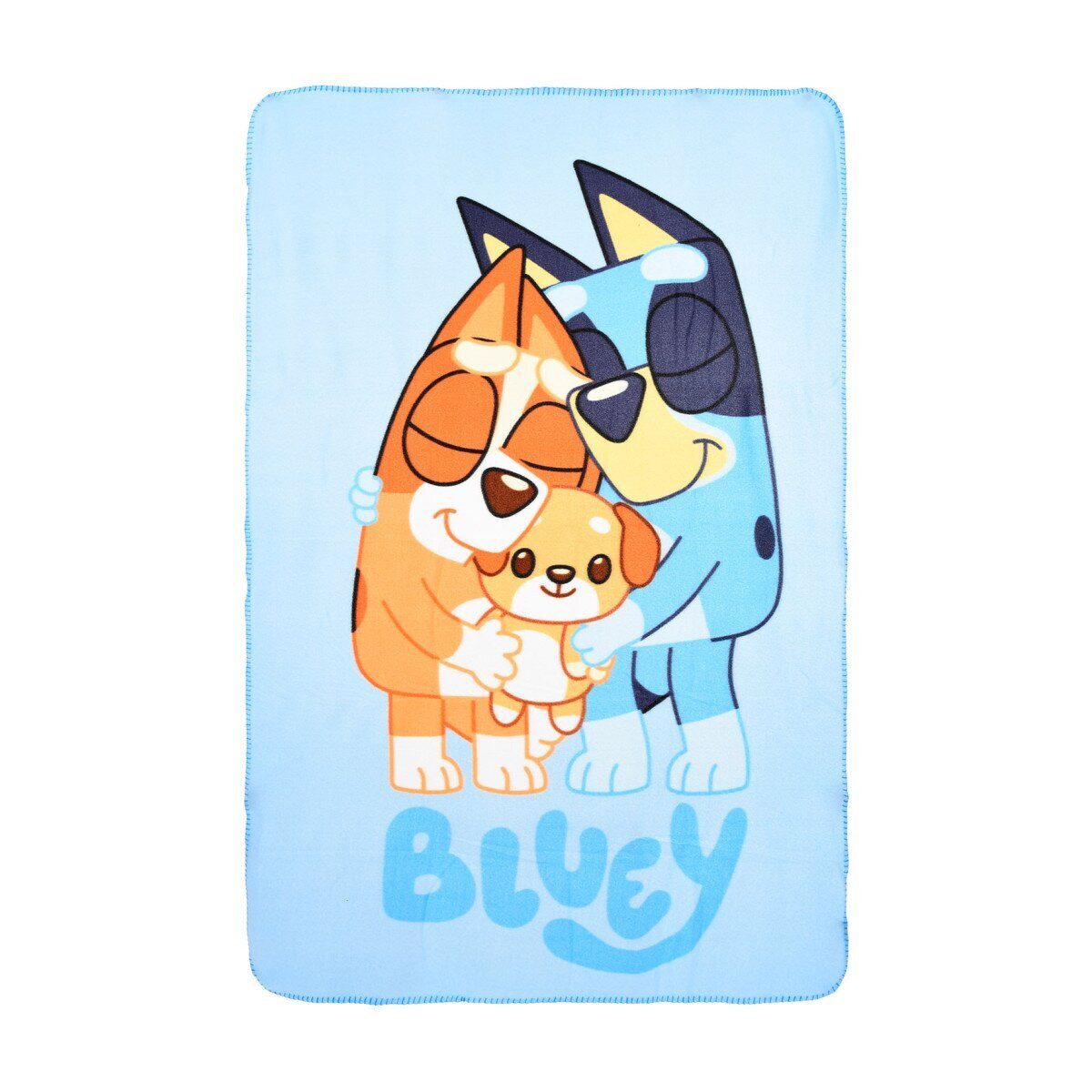 Wohndecke Bluey Fleecedecke 100x150cm Snuggle Time, Bluey, Geschenkidee für Mädchen und Jungen