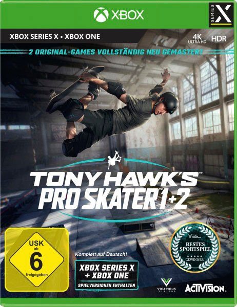 Image of Tony Hawk's Pro Skater 1 + 2 Xbox Series X