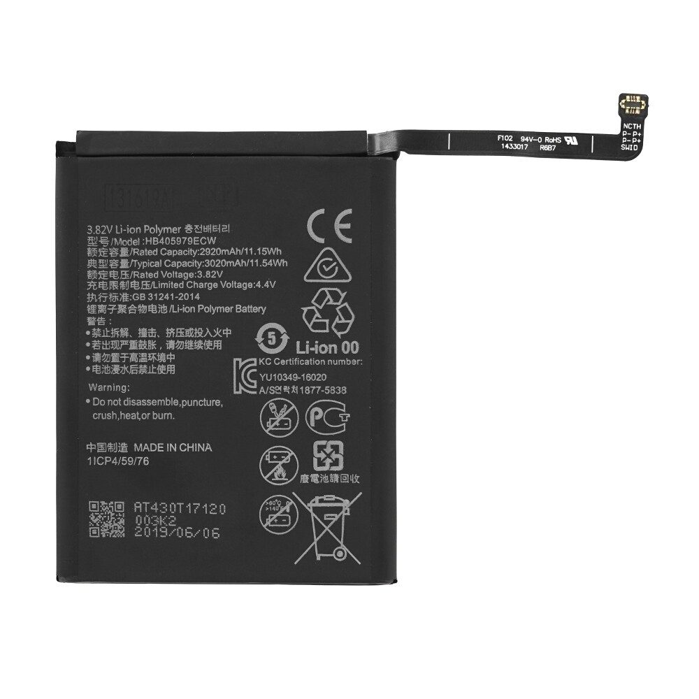 Akku für Huawei Y5 2019 Y6 2019 Nova Y6s Y5p Y6 Pro HB405979ECW wie Or Handy-Akku (1 St)