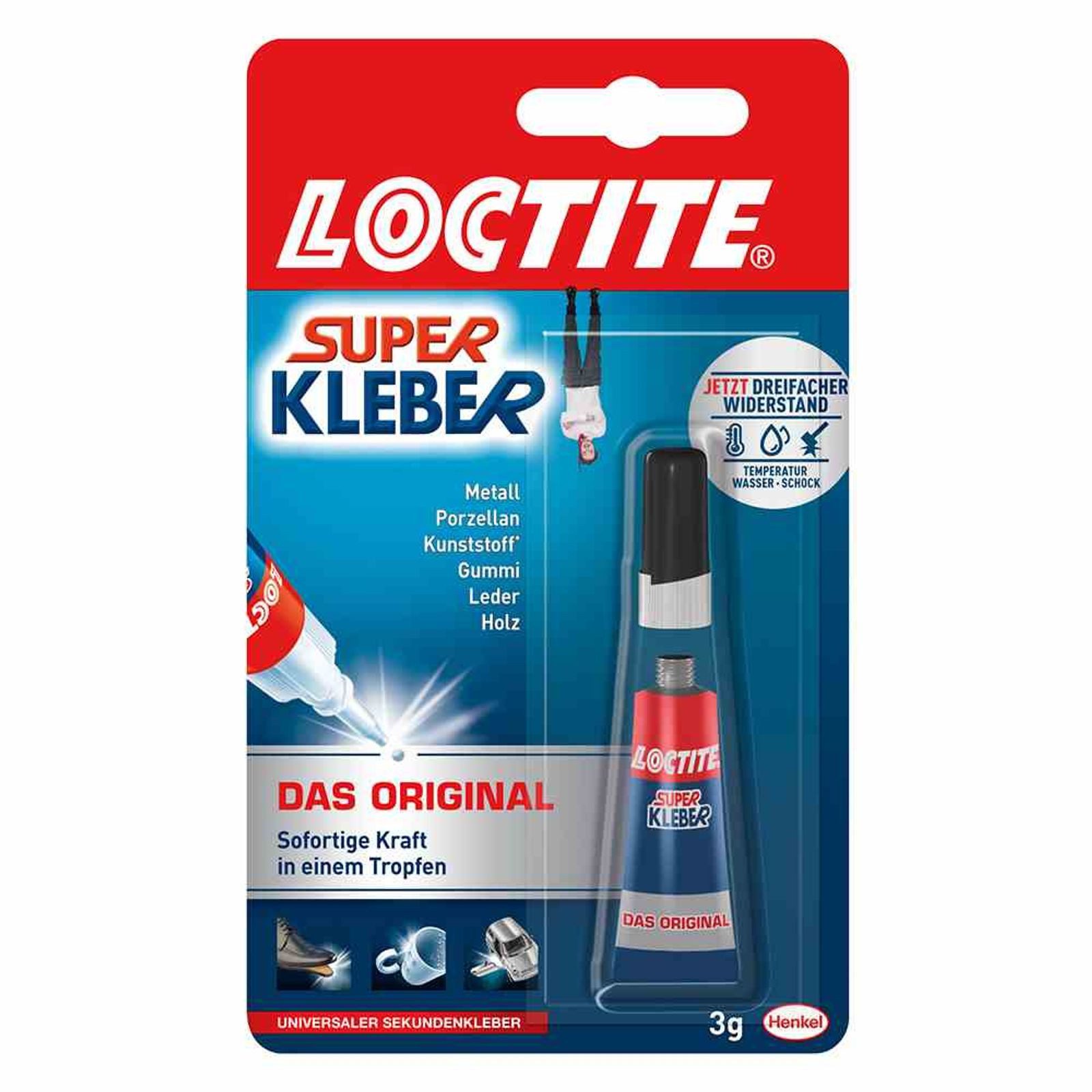 LOCTITE Klebstoff Superkleber Original 3g flüssig