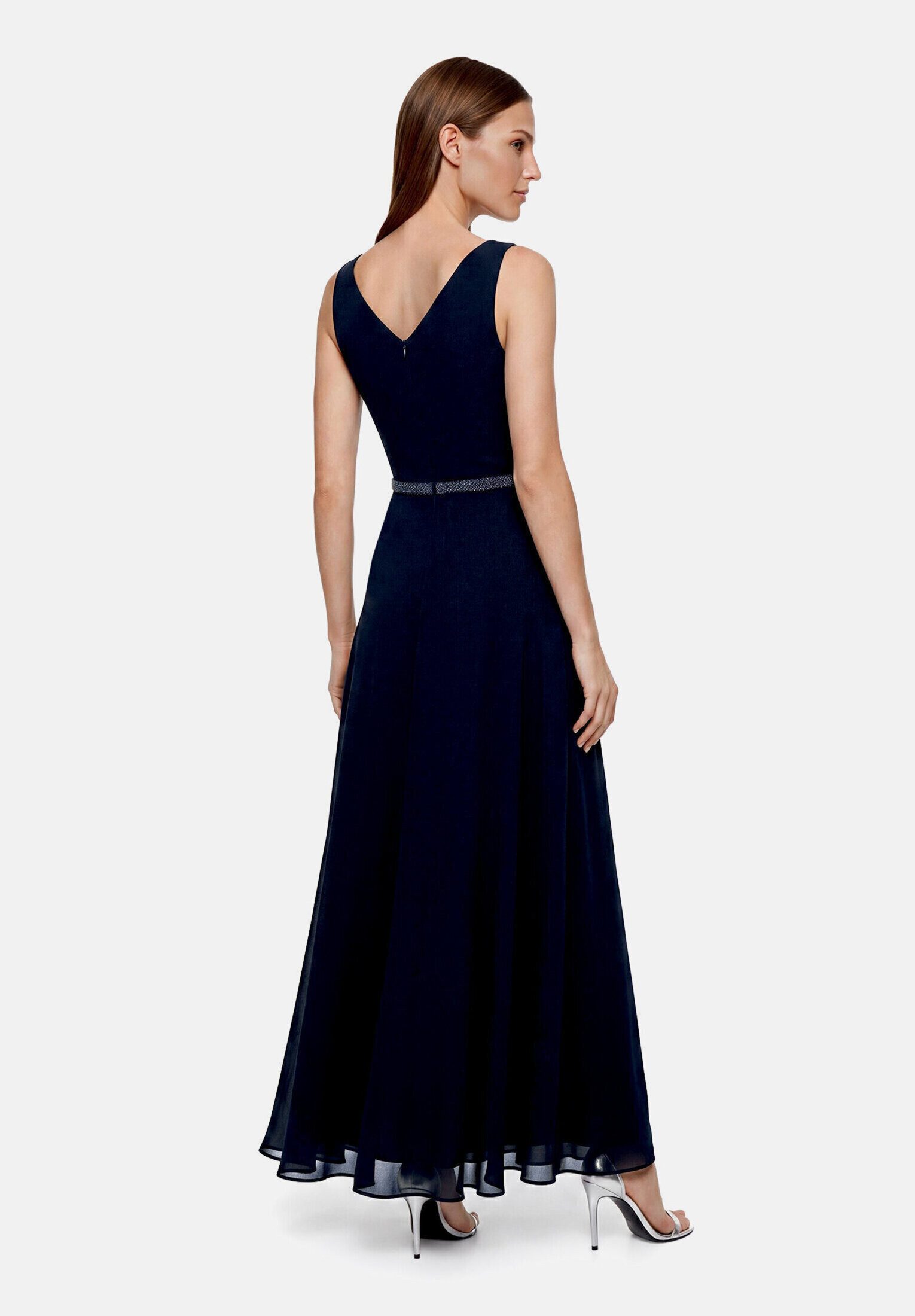 Vera Mont Abendkleid Damen mit Plissee Dekoelemente