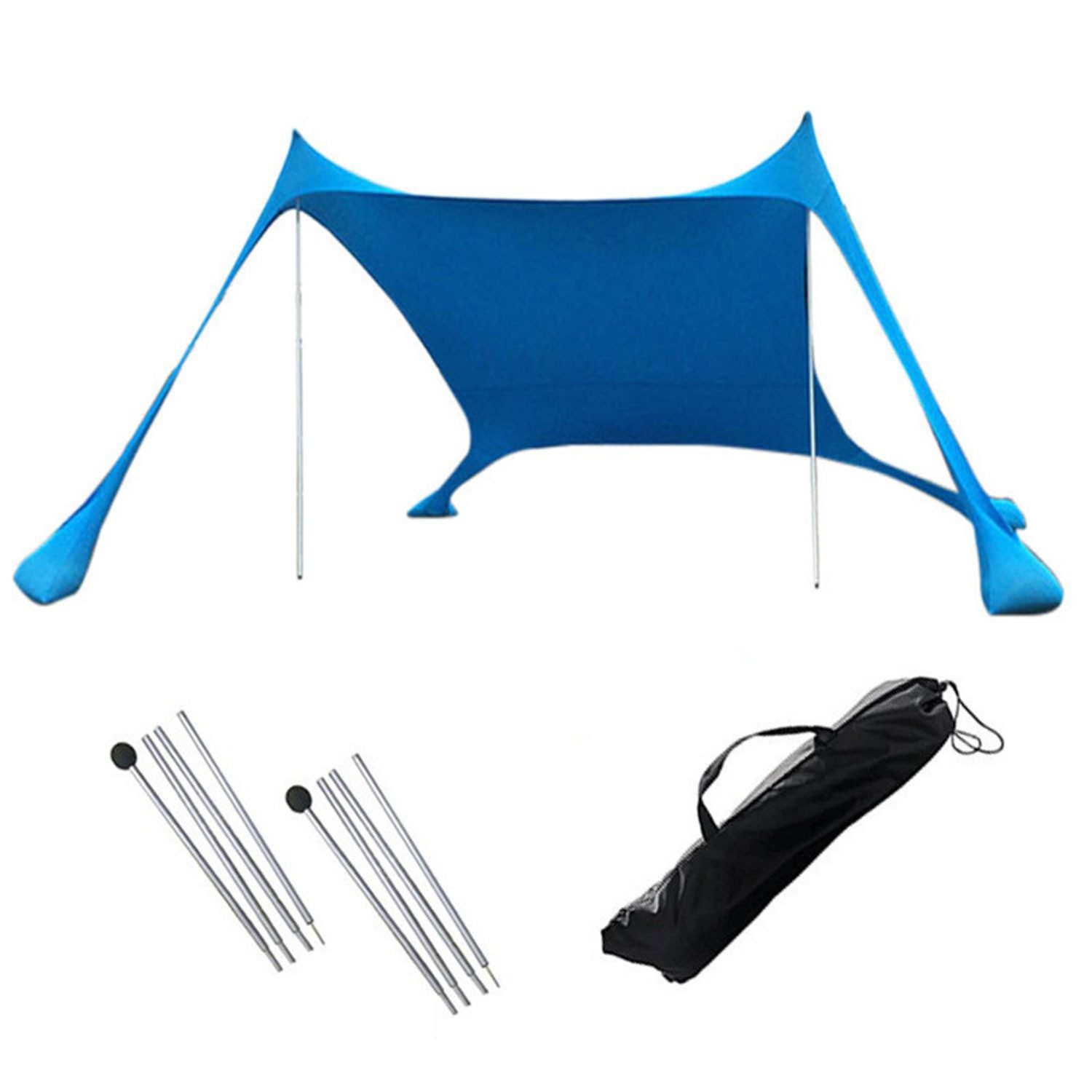 Refttenw Strandmuschel Strandzelt Pop-Up Campingzelt UV-Schutz günstig online kaufen