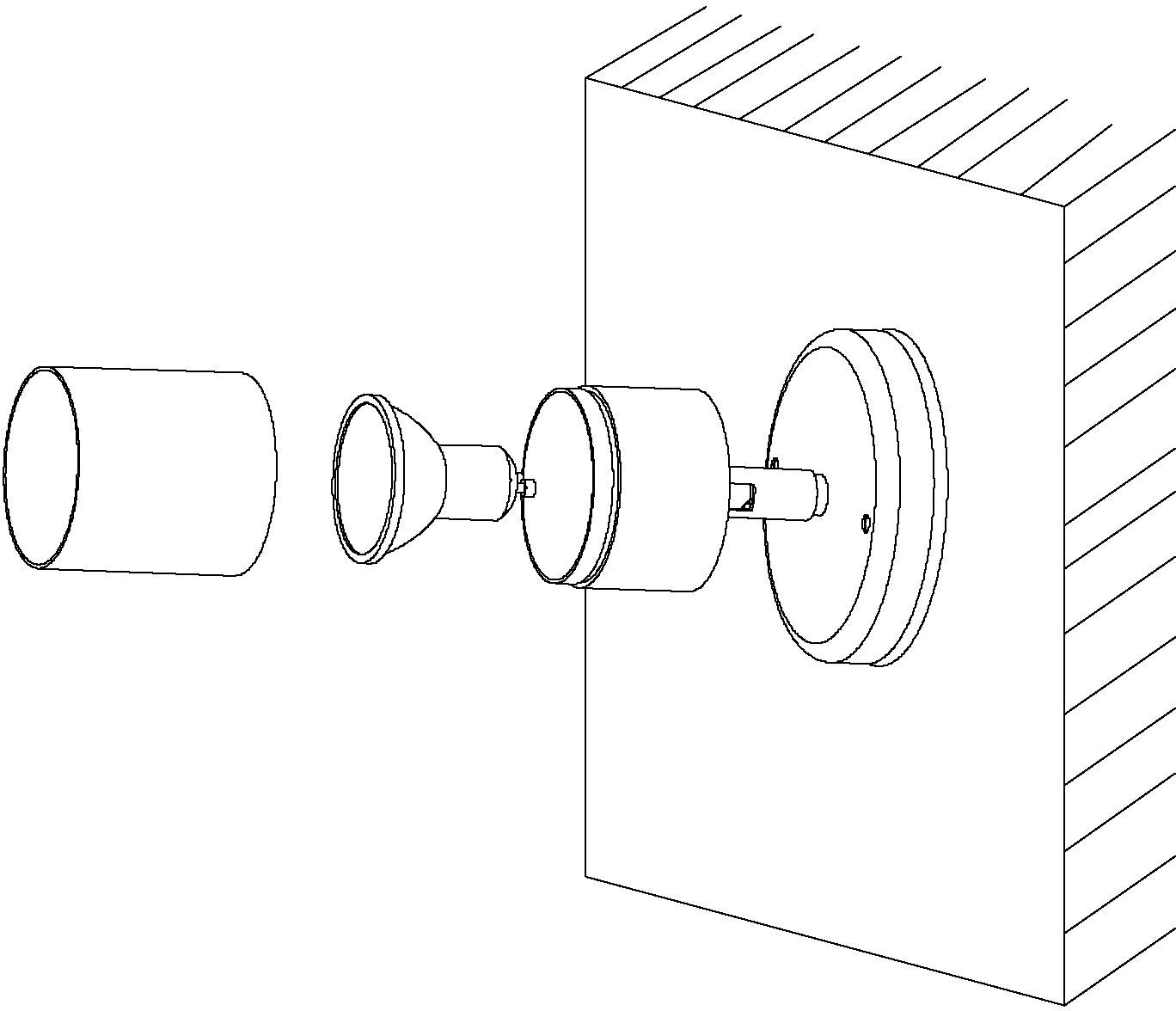 EGLO LED Außen-Wandleuchte STOCKHOLM1 Spot, Wandspot, Außenleuchte, Eddelstahl, silber, IP44, LED wechselbar, Warmweiß, Eckmontage möglich, GU10, Garten, Terrasse, Hauswand, Garage, 10cm