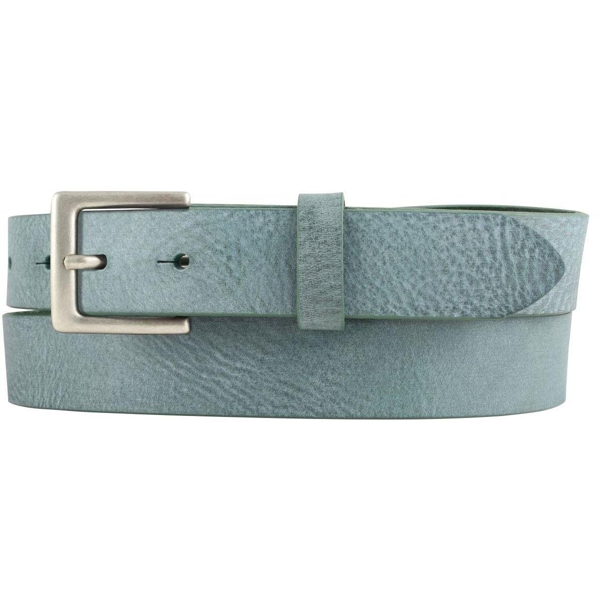 Ledergürtel Herren-Gürtel aus weichem Vollrindleder Vintage-Look 3 cm - Leder-Gürt