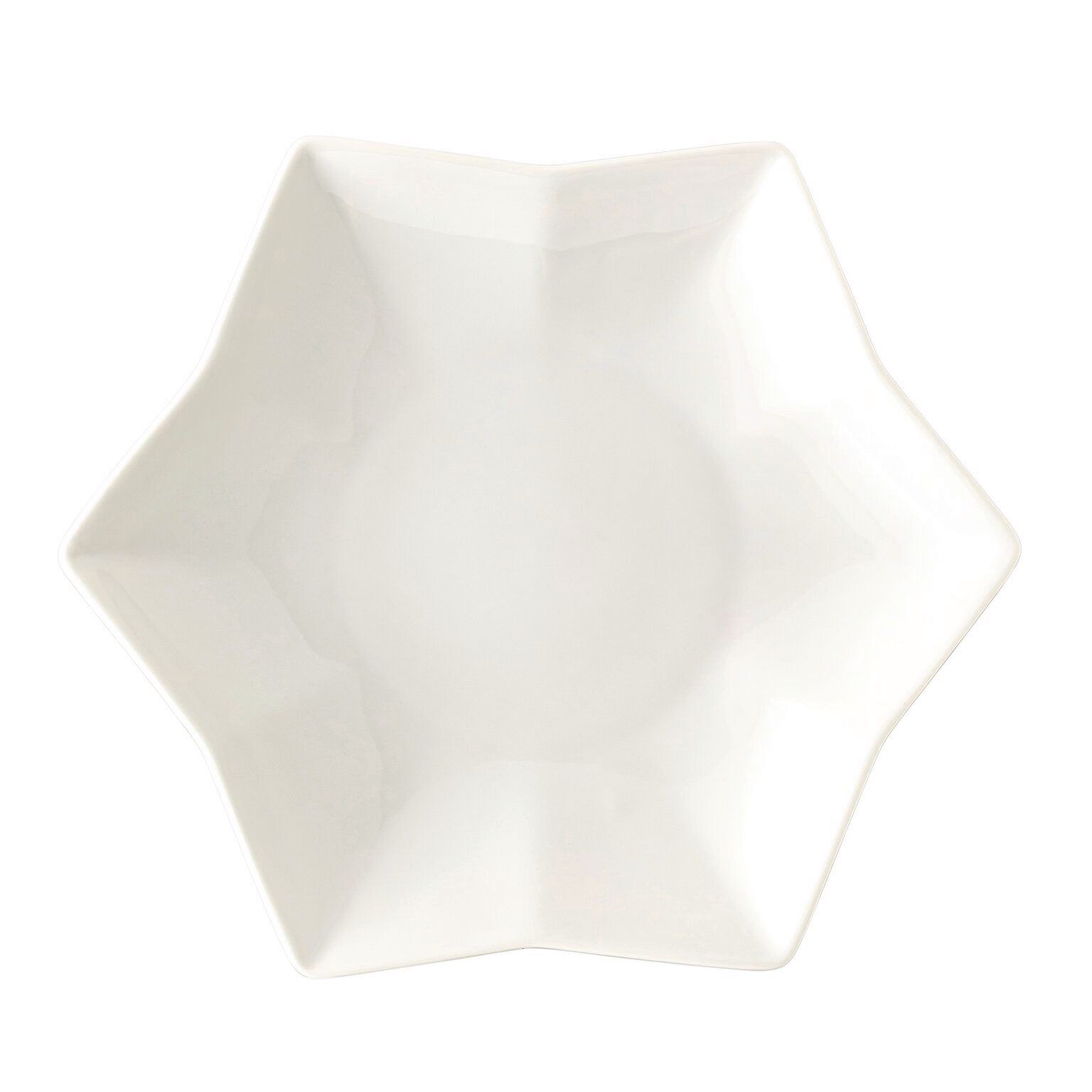 Hutschenreuther Schüssel Hutschenreuther Weihnachtszeit Sternschale, Bone China, Bone China