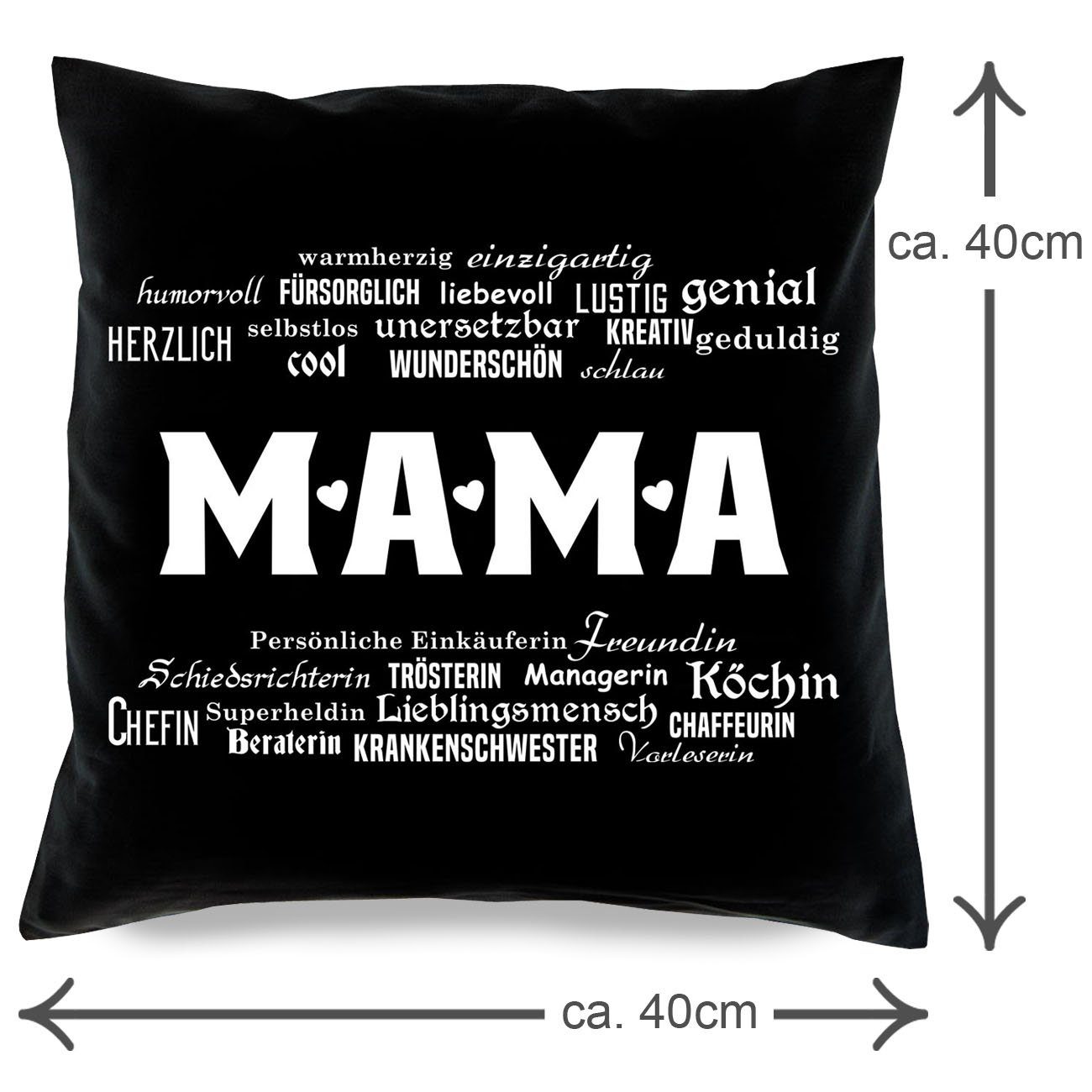 2 Papa Kissen Weihnachten Geschenk Eltern Dekokissen Mama Socken, und Paar + zu Soreso® 2 Geschenk-Set