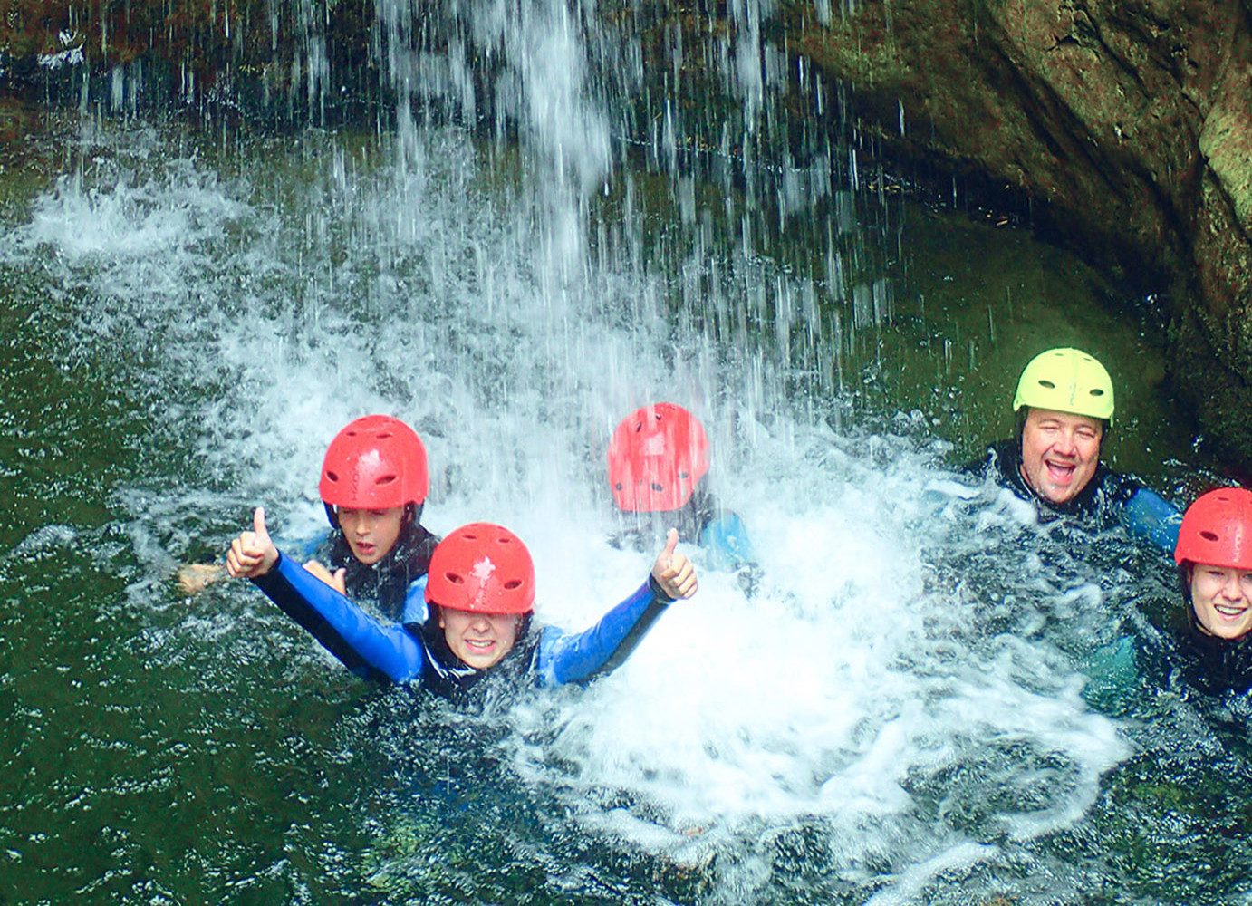 Jochen Schweizer Erlebnisgutschein Canyoning in der Strubklamm für Fortgeschrittene (6 Std), Nichts für Angsthasen!