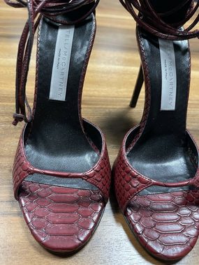 Stella McCartney Stella Mccartney Iconic VEGAN Faux Ankle Tie Heels Sandals Pumps Schuh Pumps