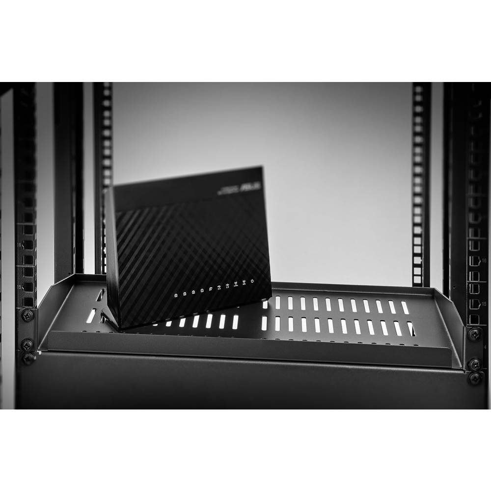 Netzwerkschrank 48.3 cm (19) Geräteboden mit Lüftungsschlitzen