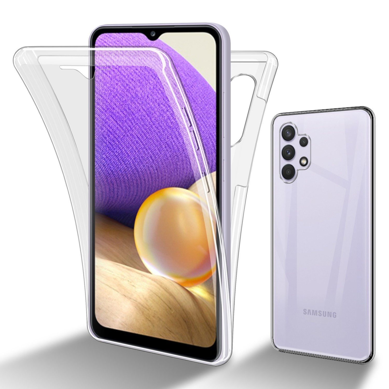Cadorabo Handyhülle für Samsung Galaxy A33 5G Hülle Samsung Galaxy A33 5G, Flexible Case Handy Schutzhülle - Hülle - Back Cover 360° Grad